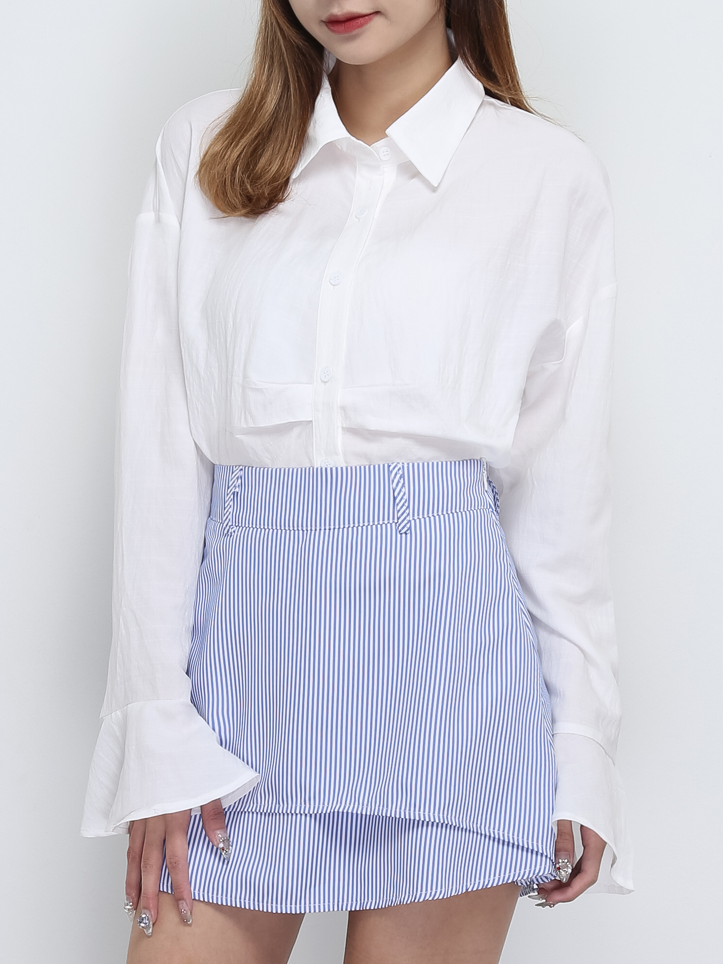 Side Zip Skirt Pant 29055