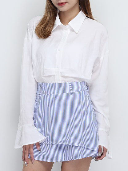 Side Zip Skirt Pant 29055