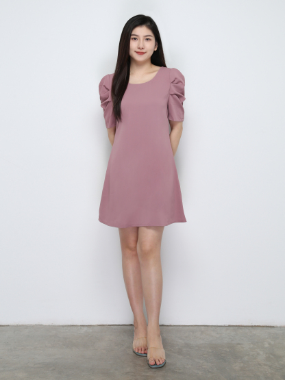 Front Decorative Ribbon Dress 29745