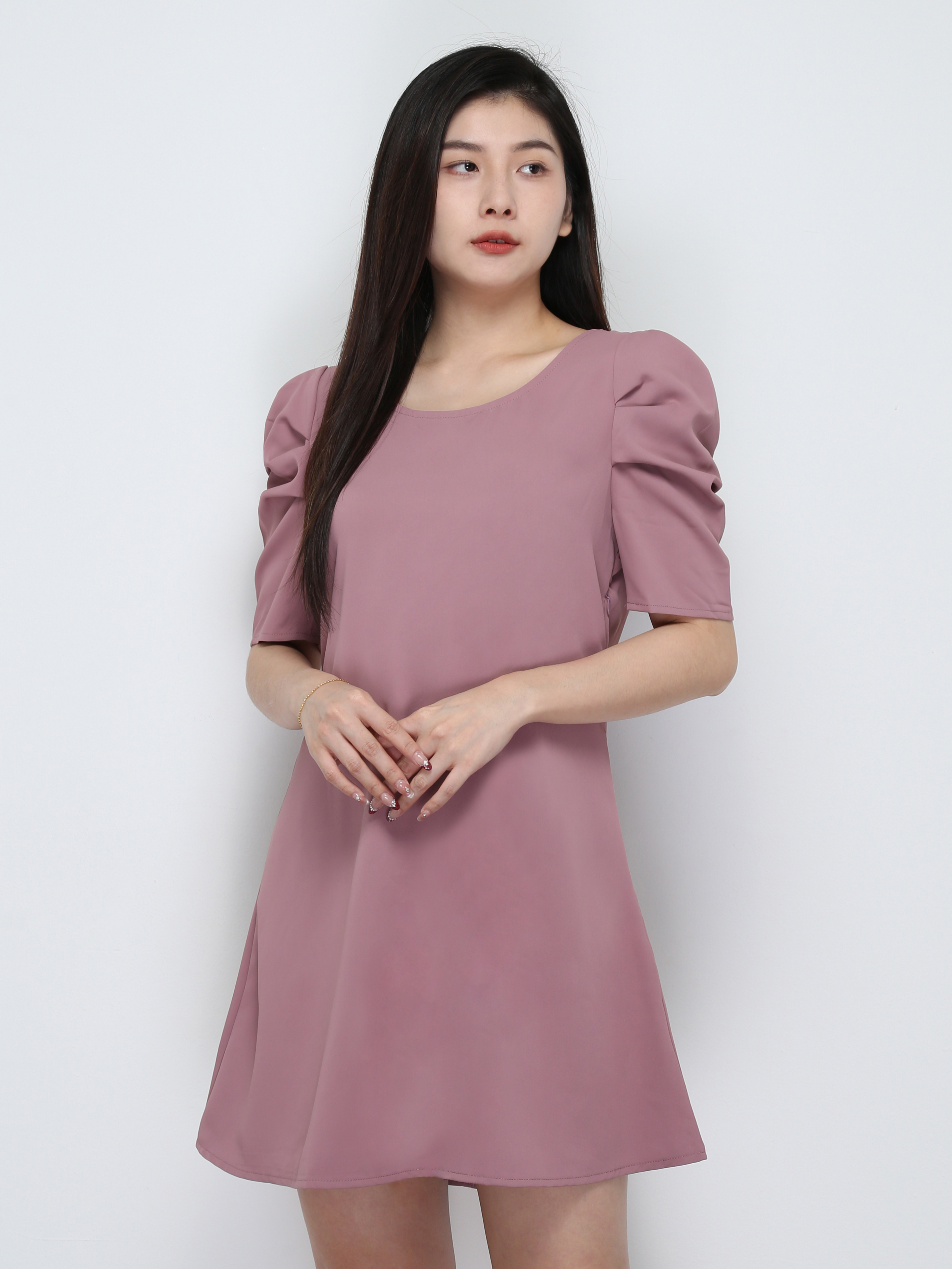 Front Decorative Ribbon Dress 29745