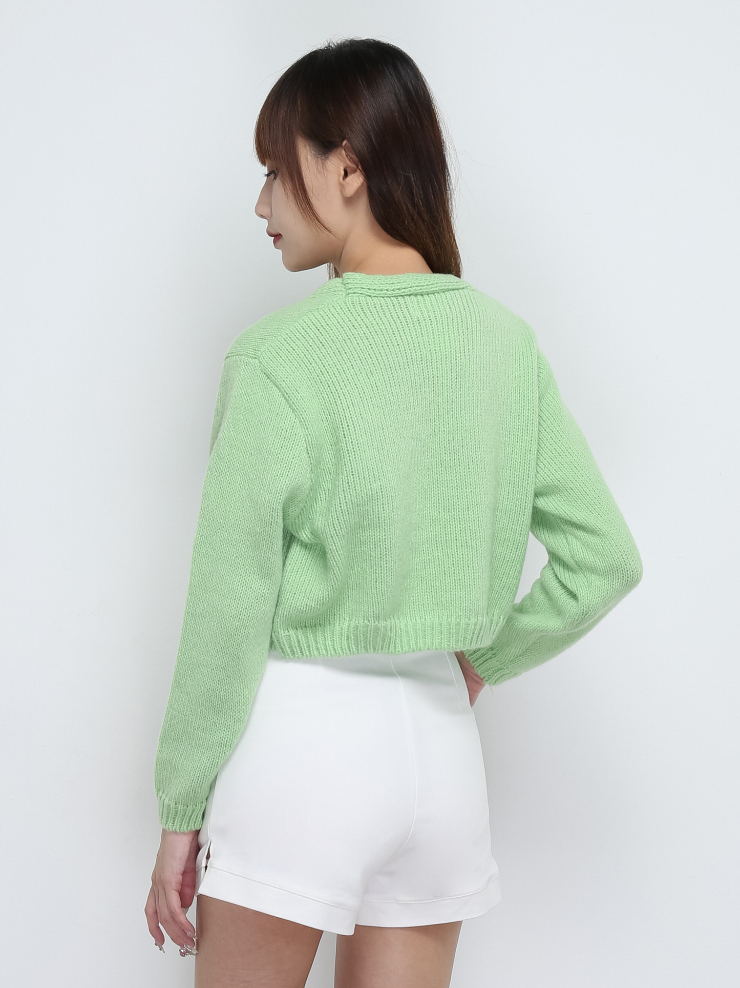 High Waist Side Pocket Short Pants 29076