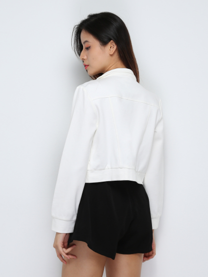 Long Sleeve Front Zip Coat 29770