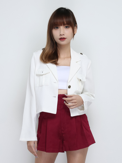 High Waist Pleated Skirt 29003