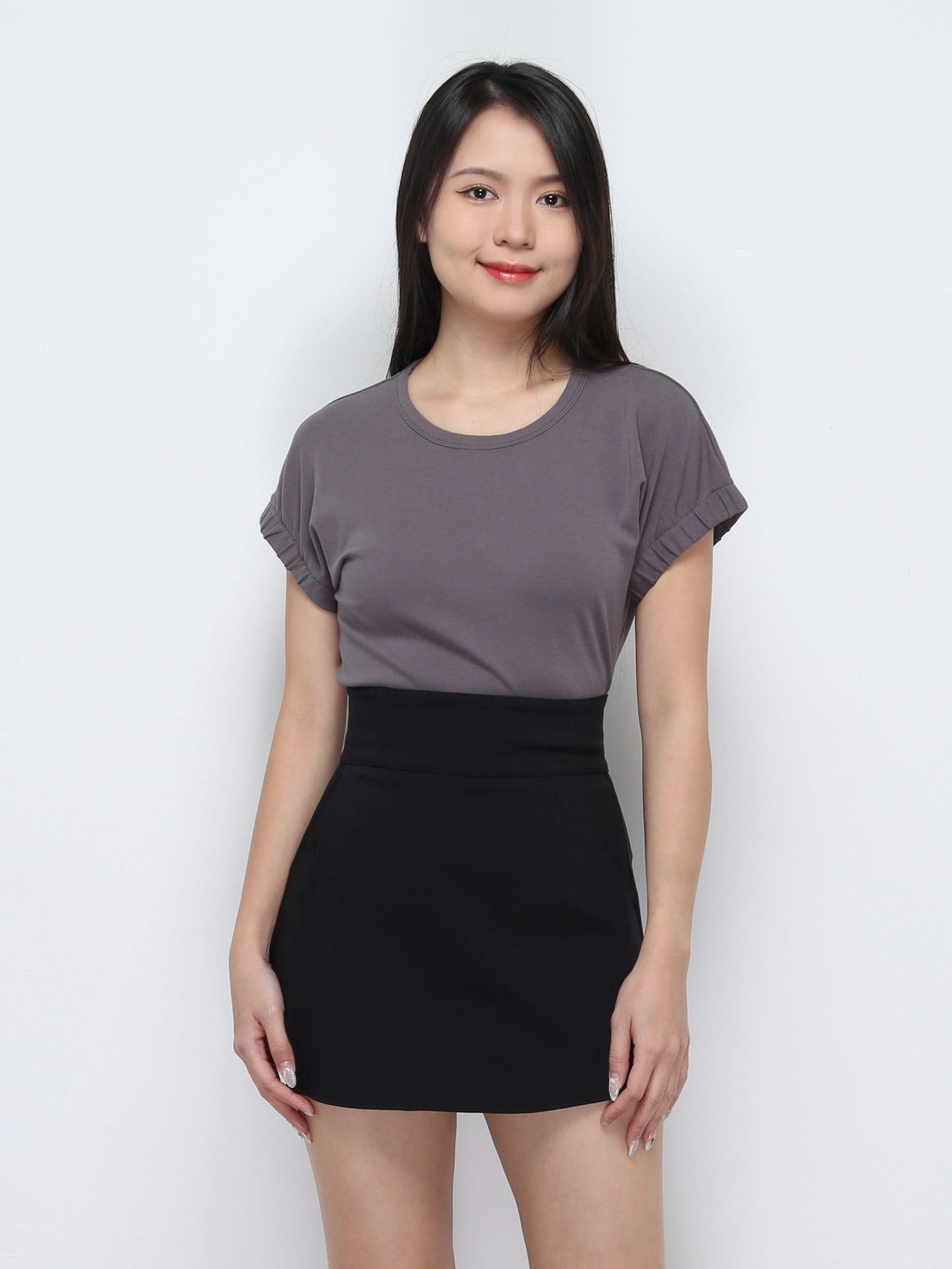 High Waist Side Pocket Wrap Short pants 29450
