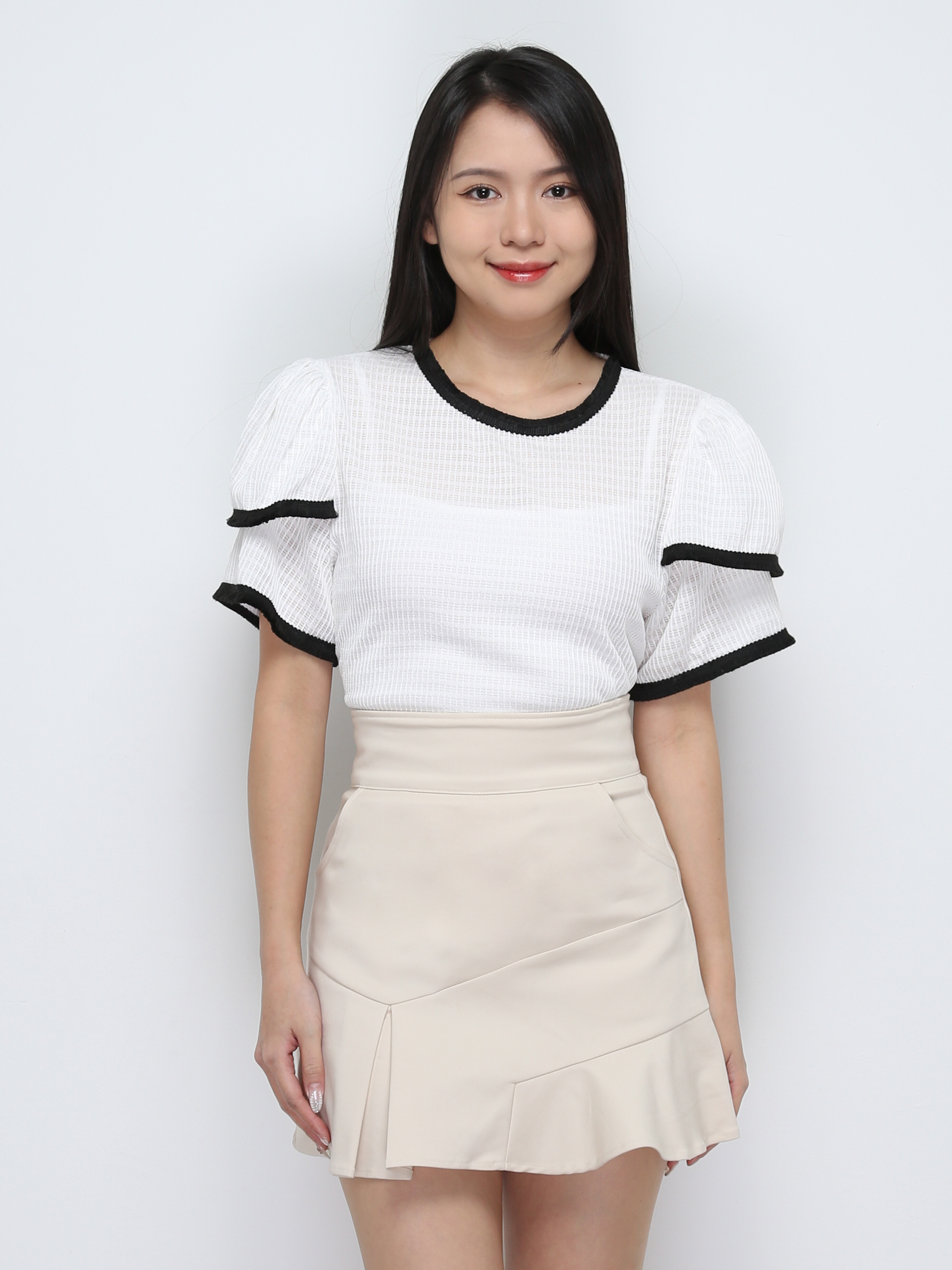 High Waist Ruffles Skirt 29449