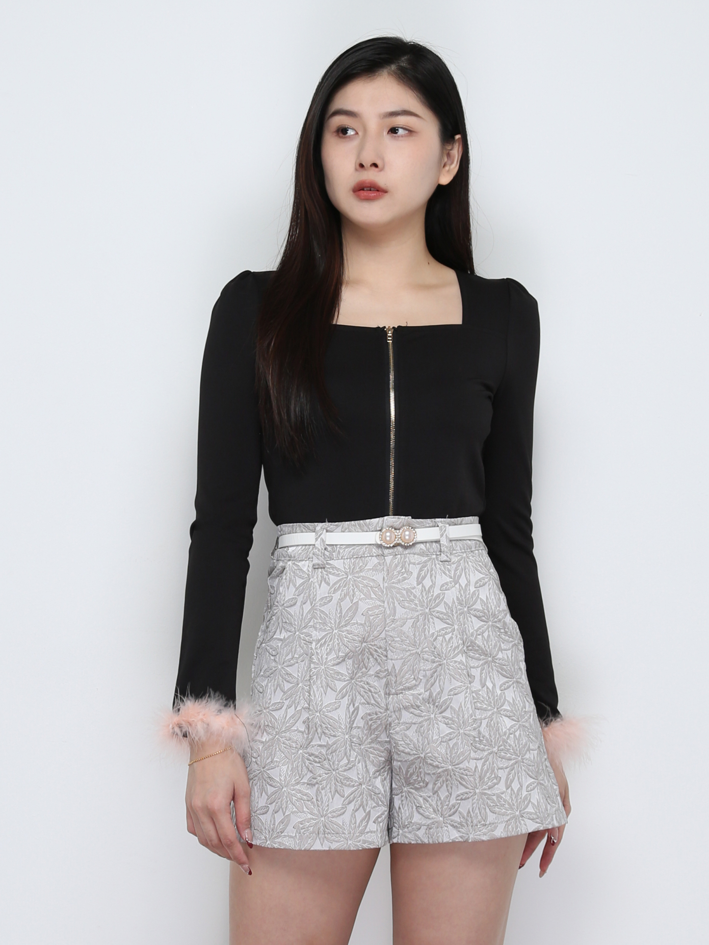 Long Sleeve Front Zip Top 29800