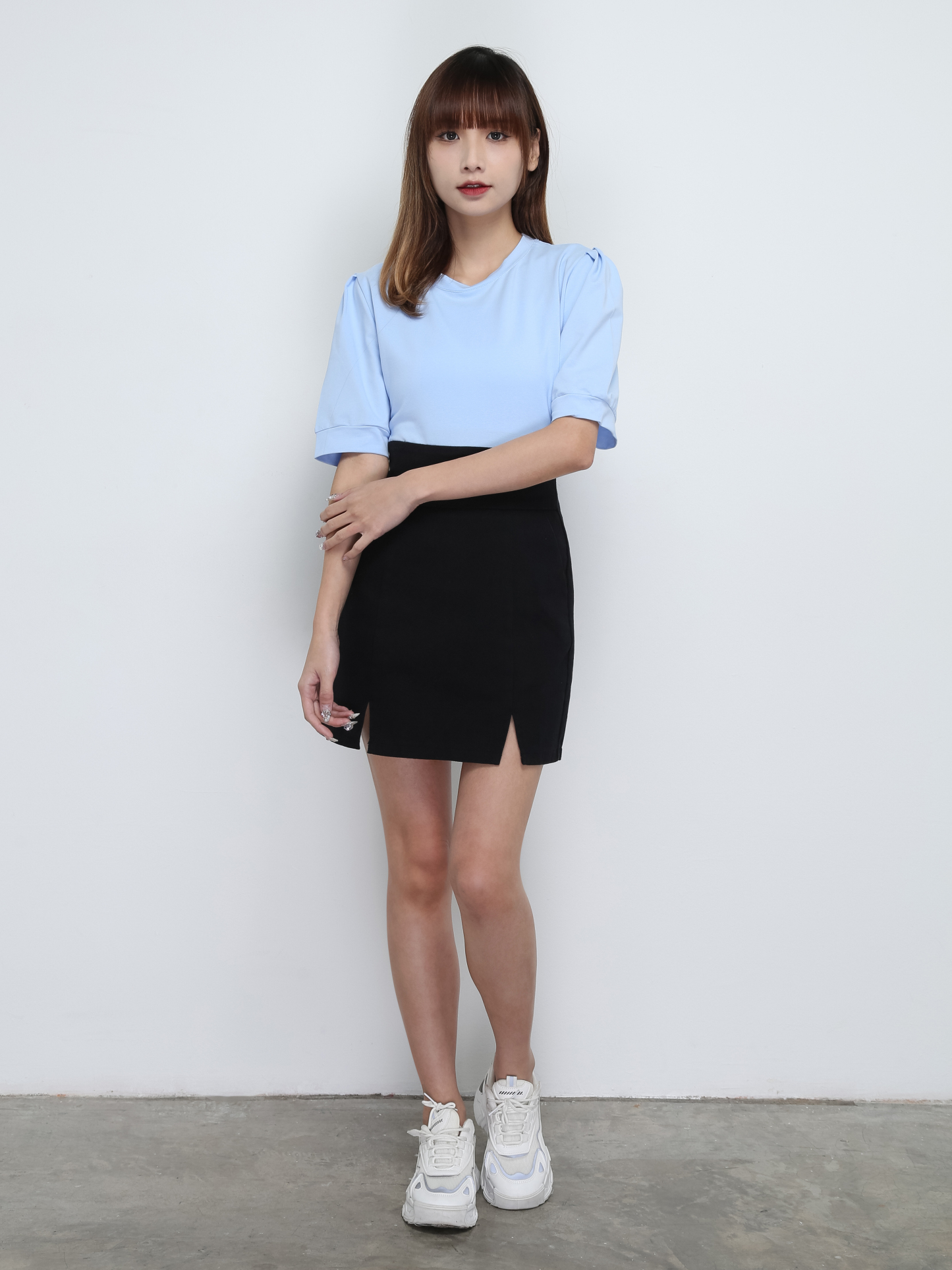 High Waist With Split Skirt 29120