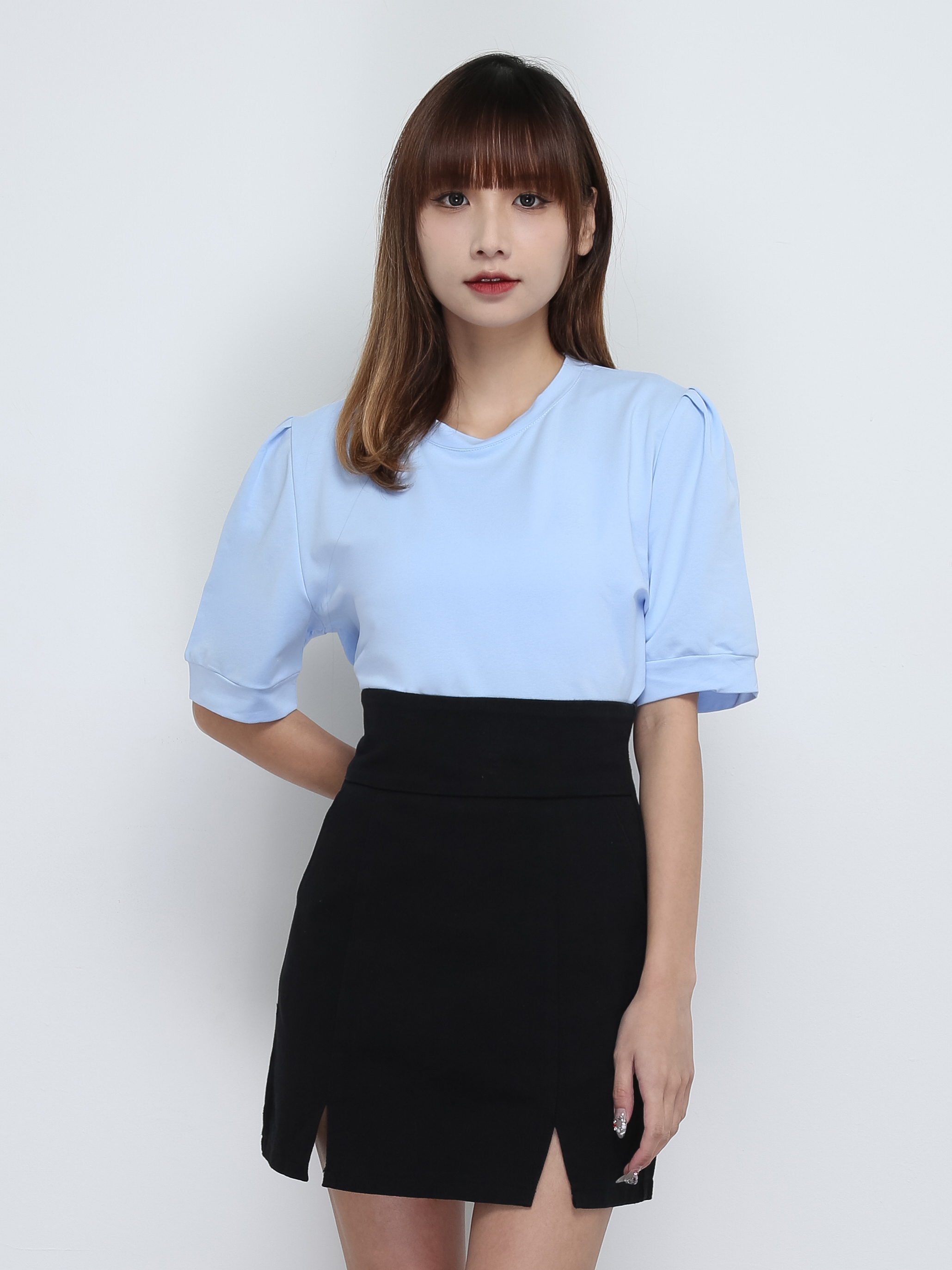 Short Sleeve Plain Top 29107
