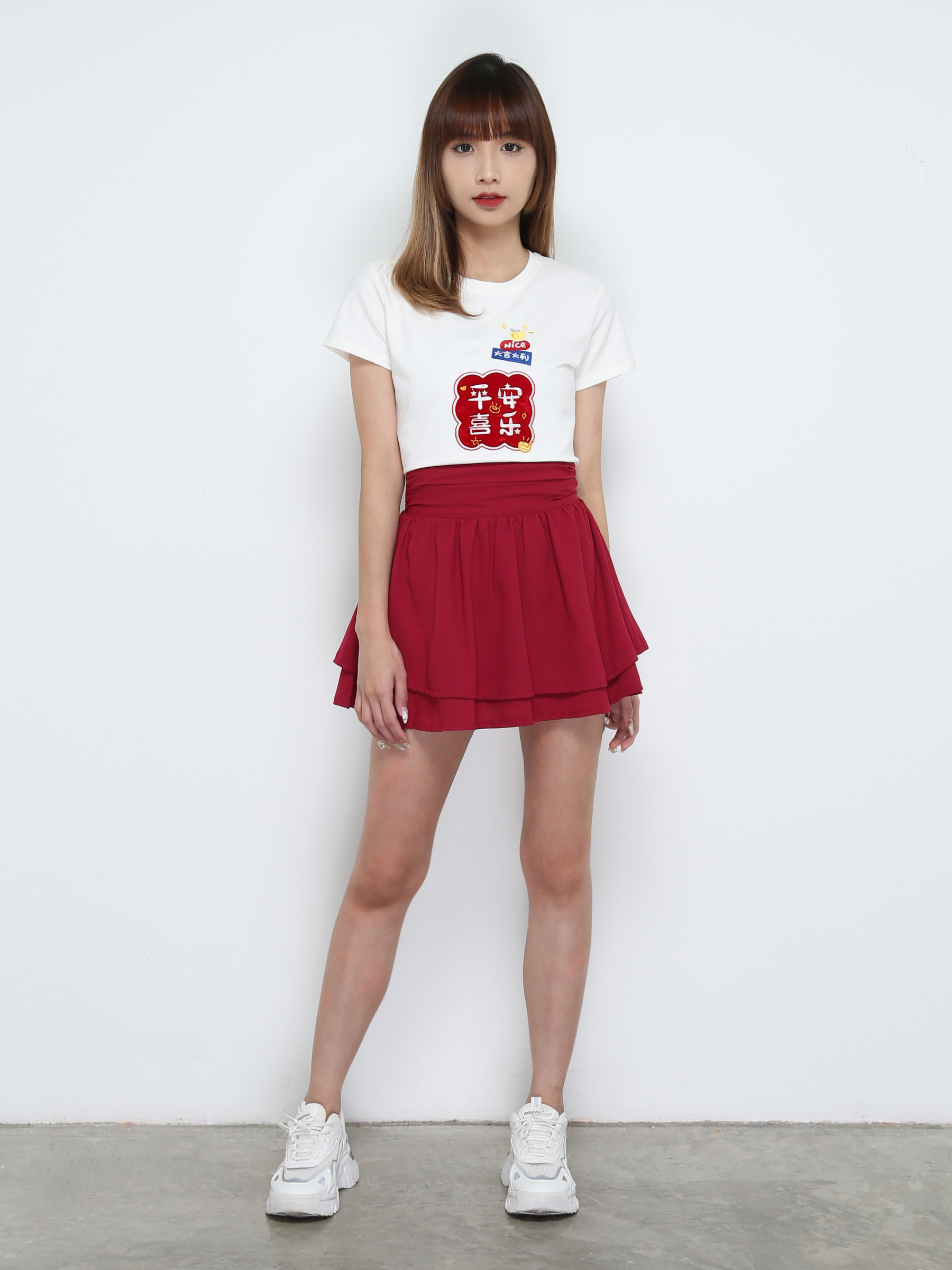 Short Sleeve Girl New Year Top 31676 (SPO)