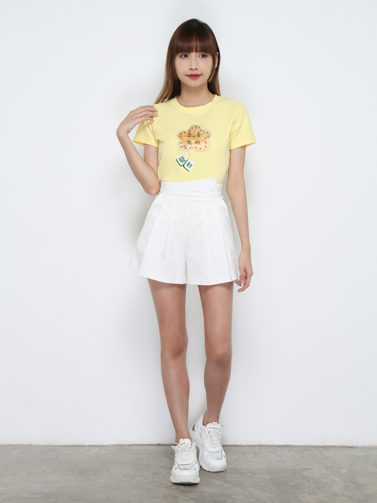 Short Sleeve Girl New Year Top 31675 (SPO)