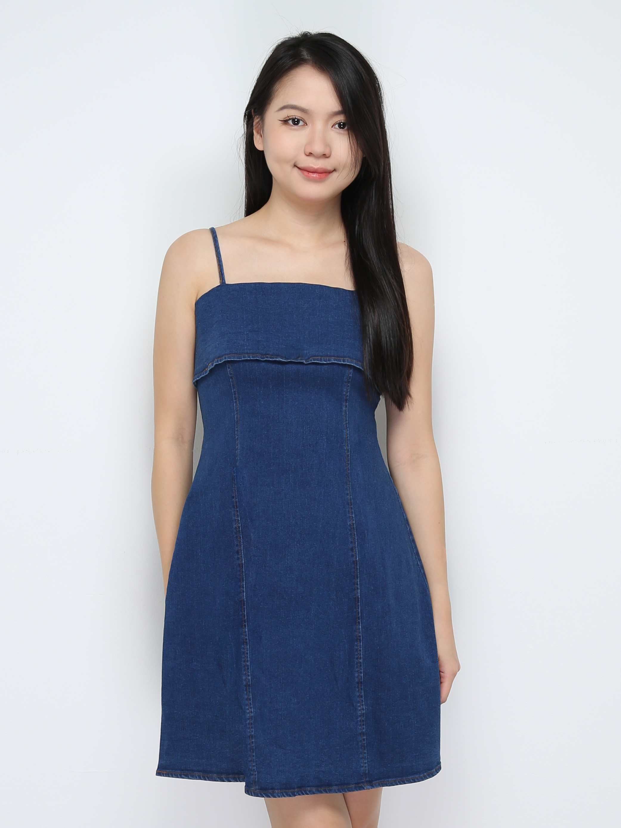 Sleeveless Denim Dress 31259
