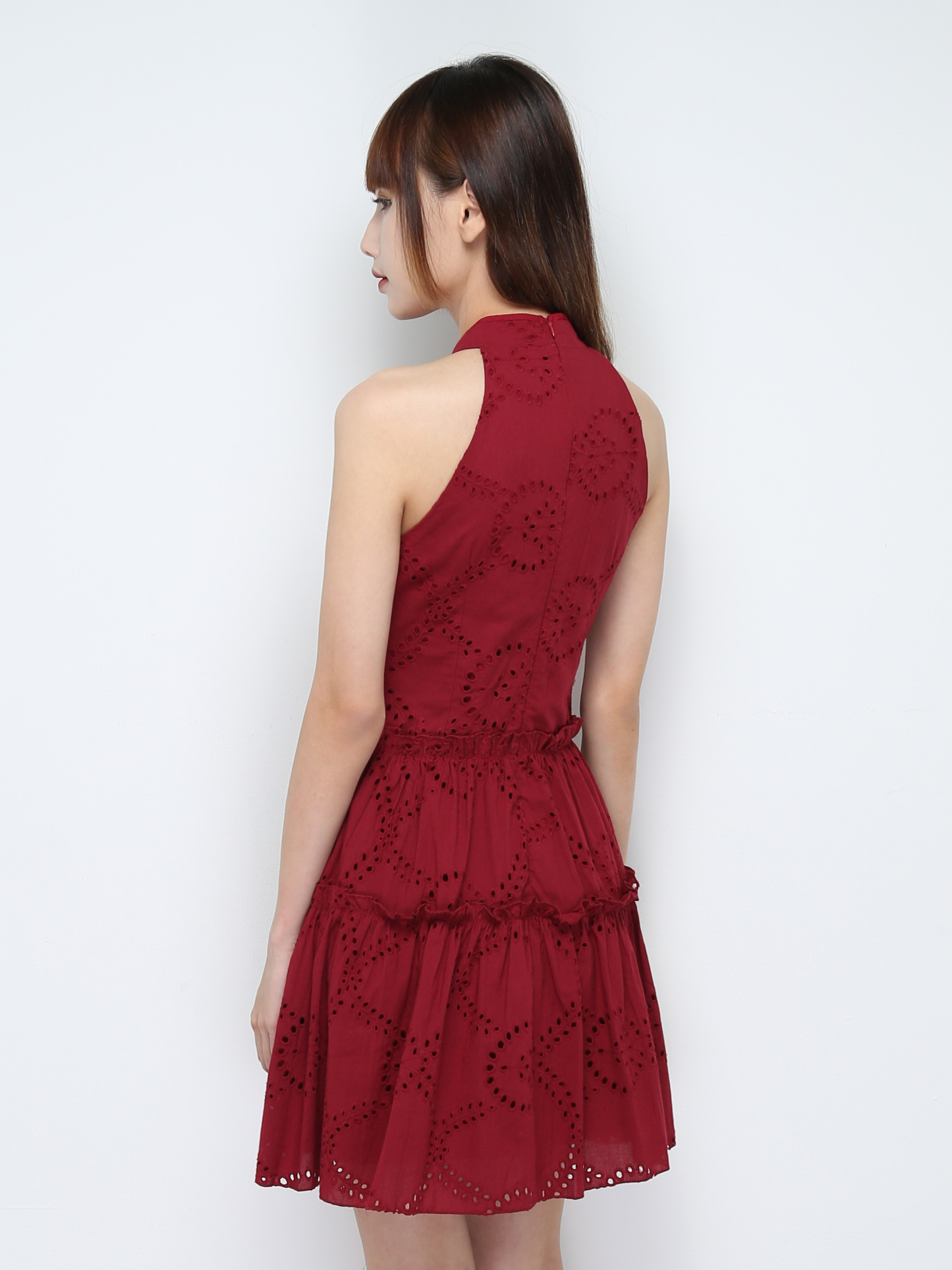 Halter Eyelet Dress 31223
