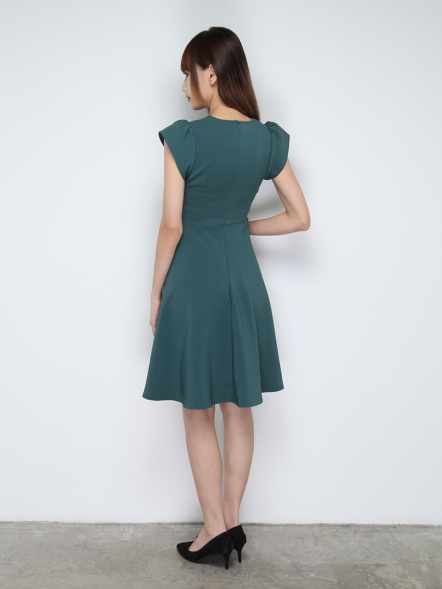 V Neck Lace Dress 30882