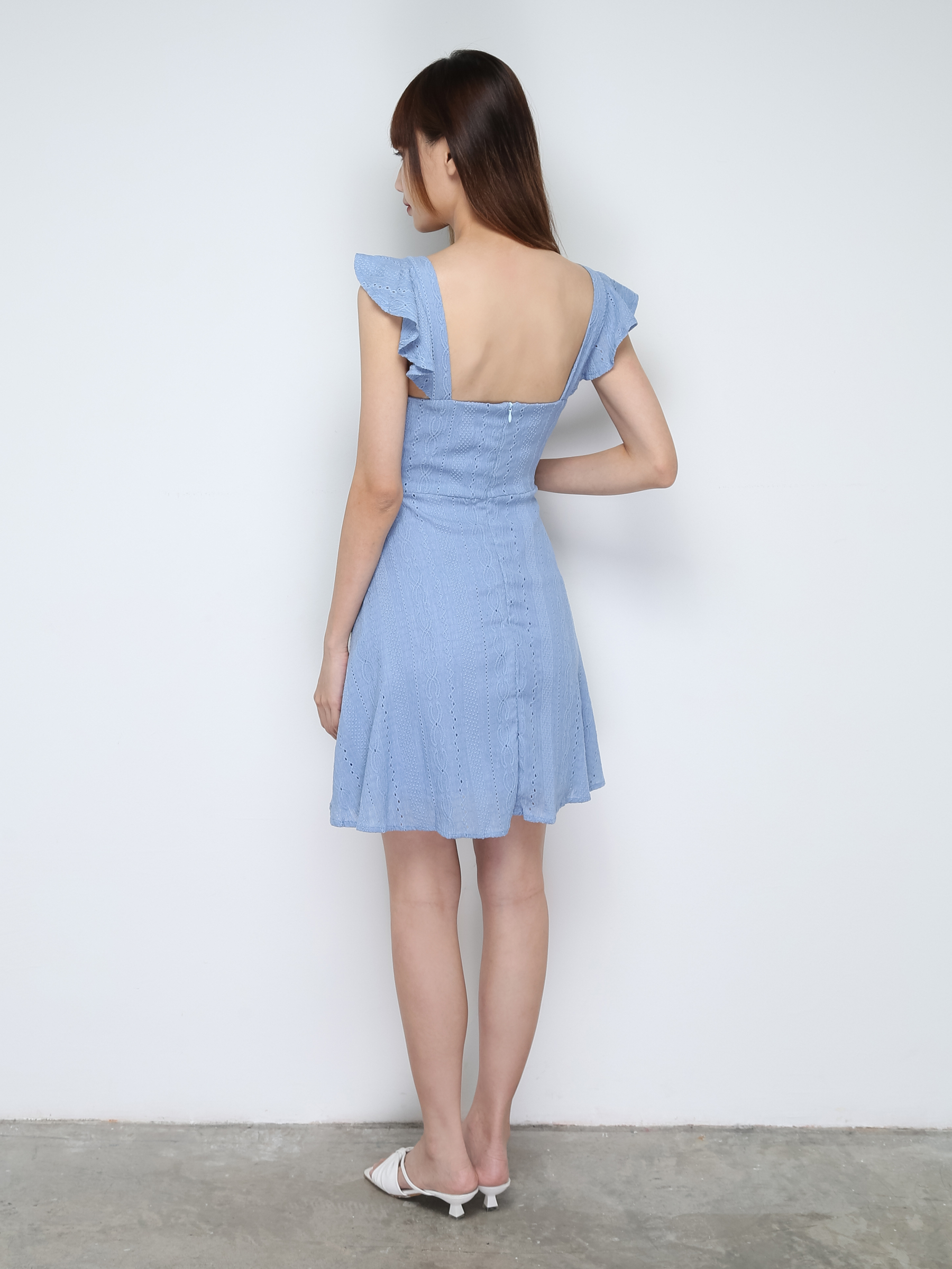 Sleeveless Eyelet Dress 30962