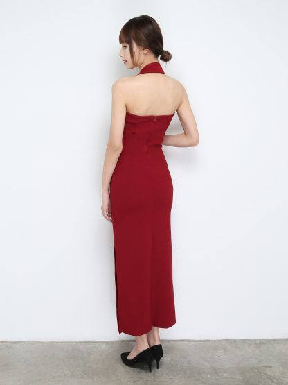 Sleeveless Pleated Dress 31022