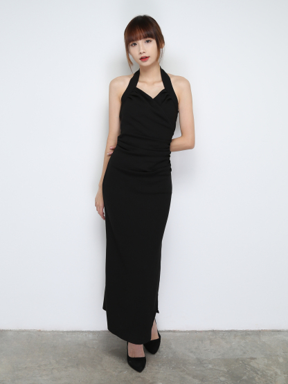 Sleeveless Pleated Dress 31022