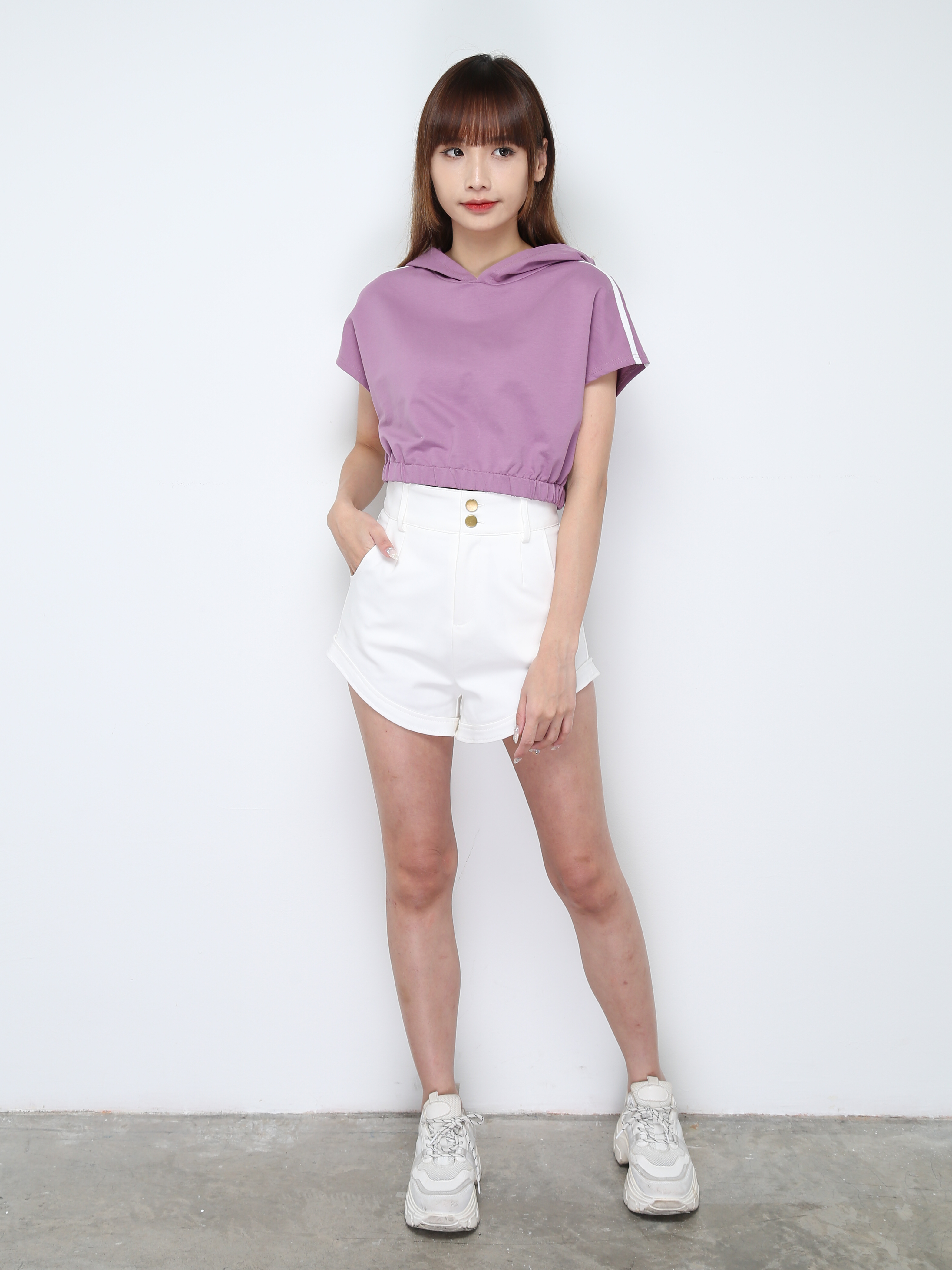 Cap Sleeve Waist Stretchable With Cap Top 28266