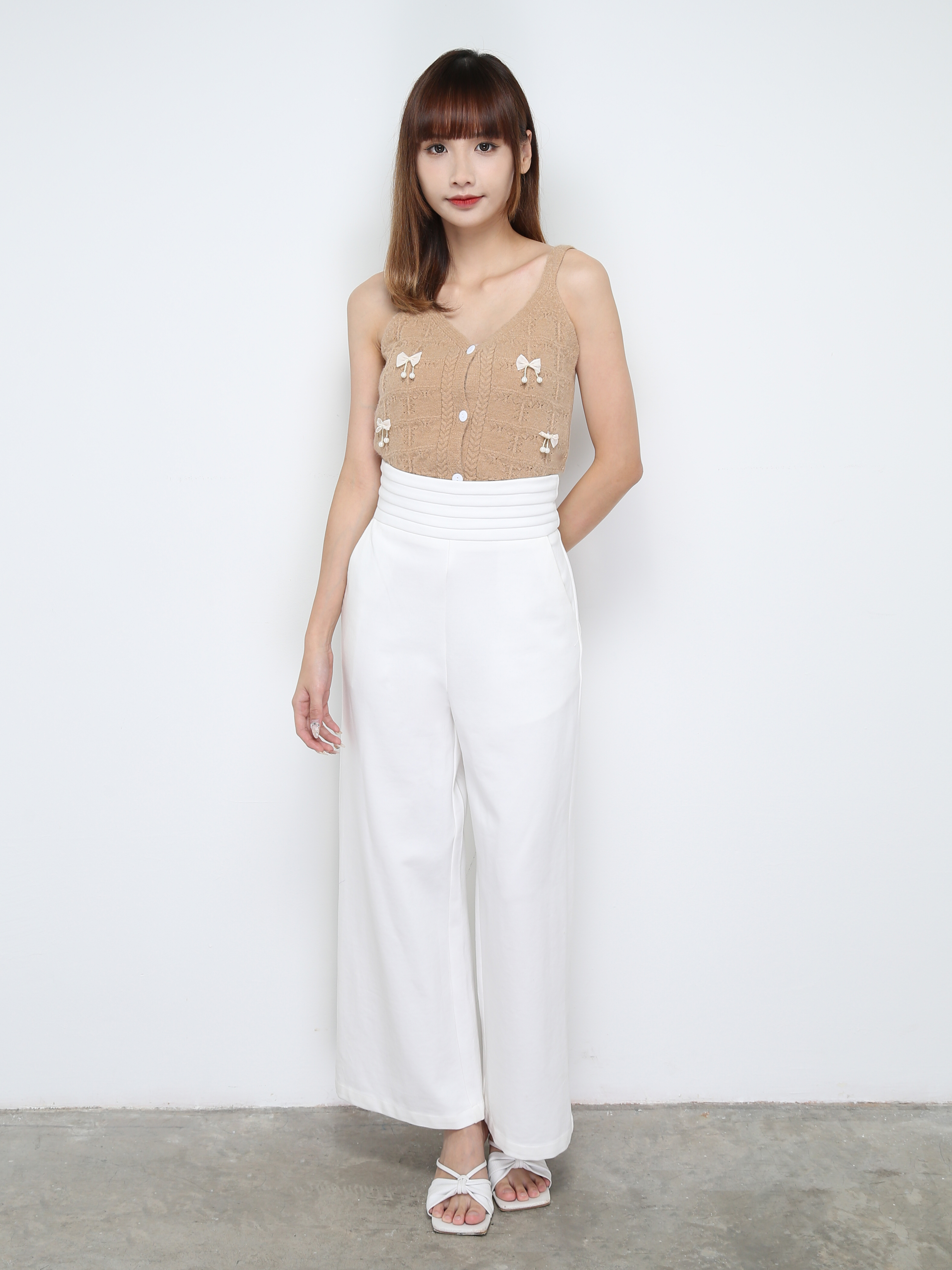 Knitted Sleeveless Top 31232