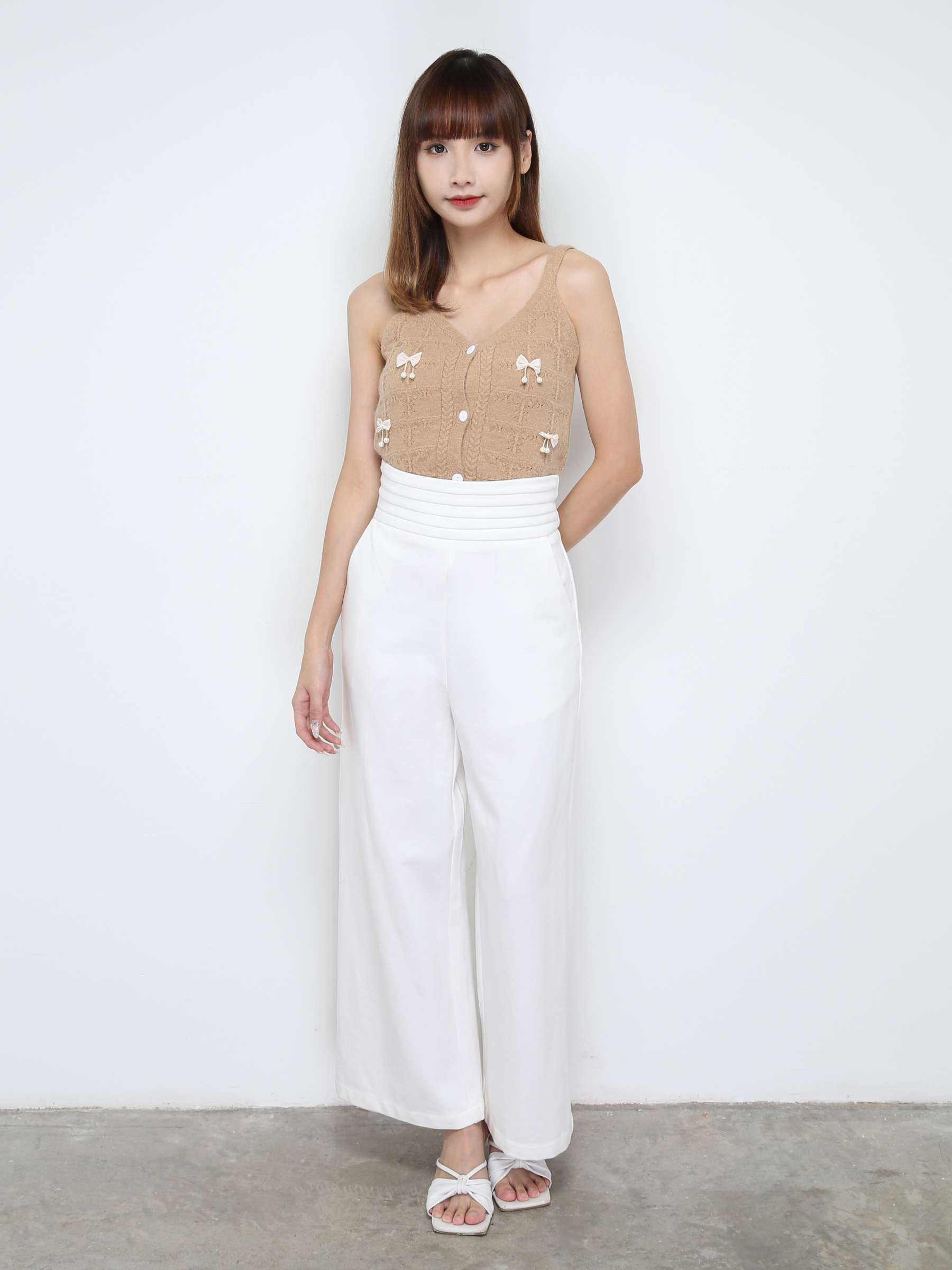 Knitted Sleeveless Top 31232