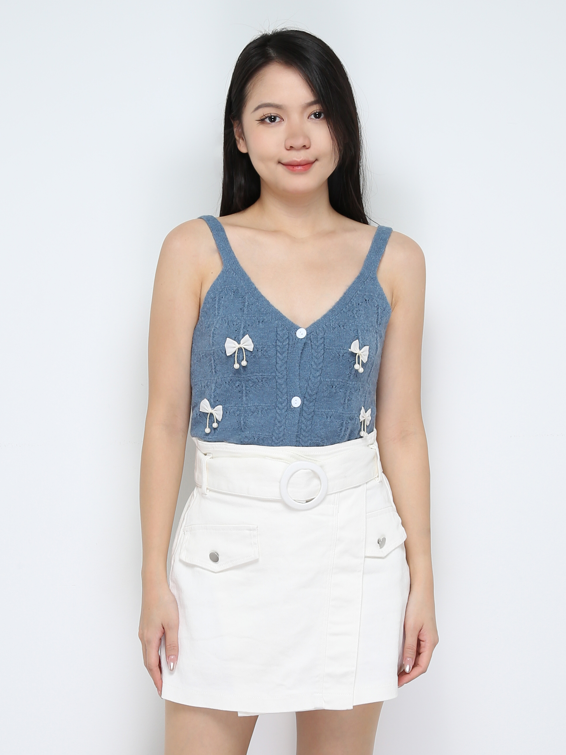 Knitted Sleeveless Top 31232