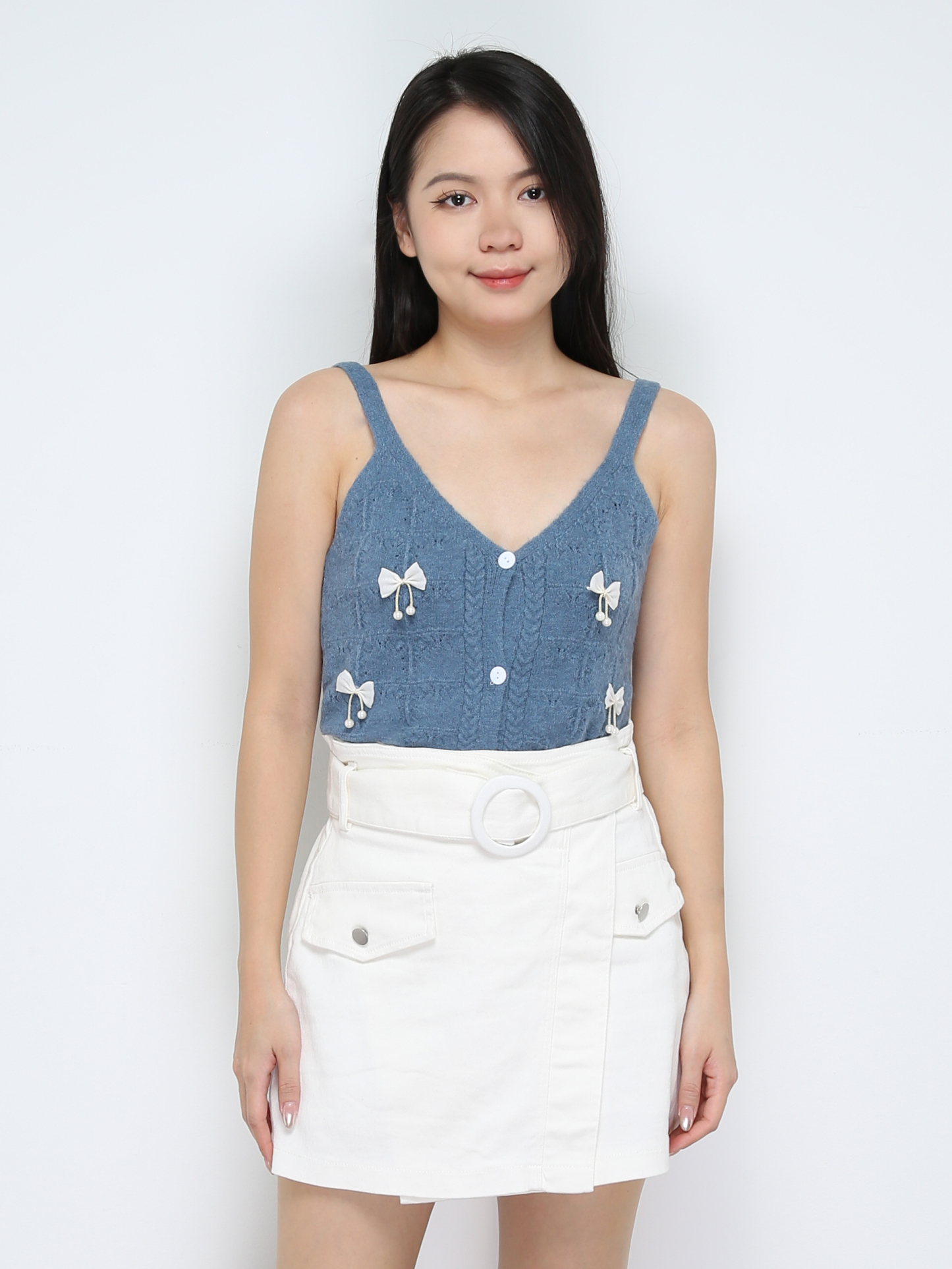 Knitted Sleeveless Top 31232