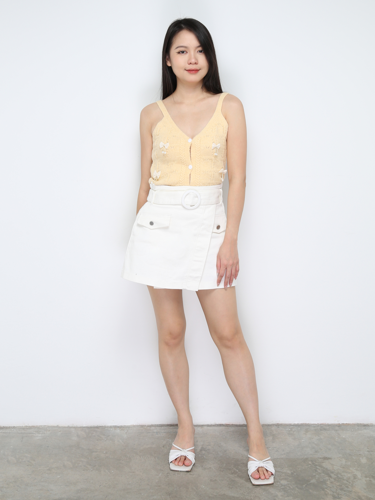 Knitted Sleeveless Top 31232