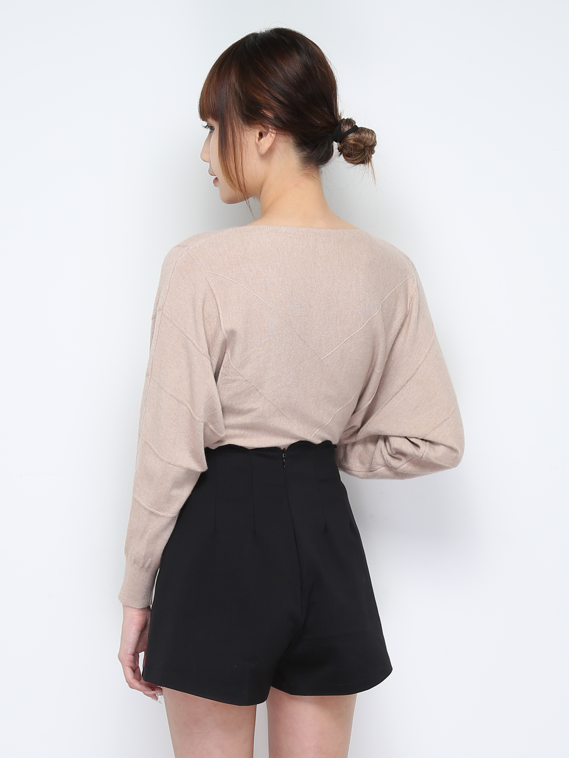 High Waist Wave Short Pants 28267