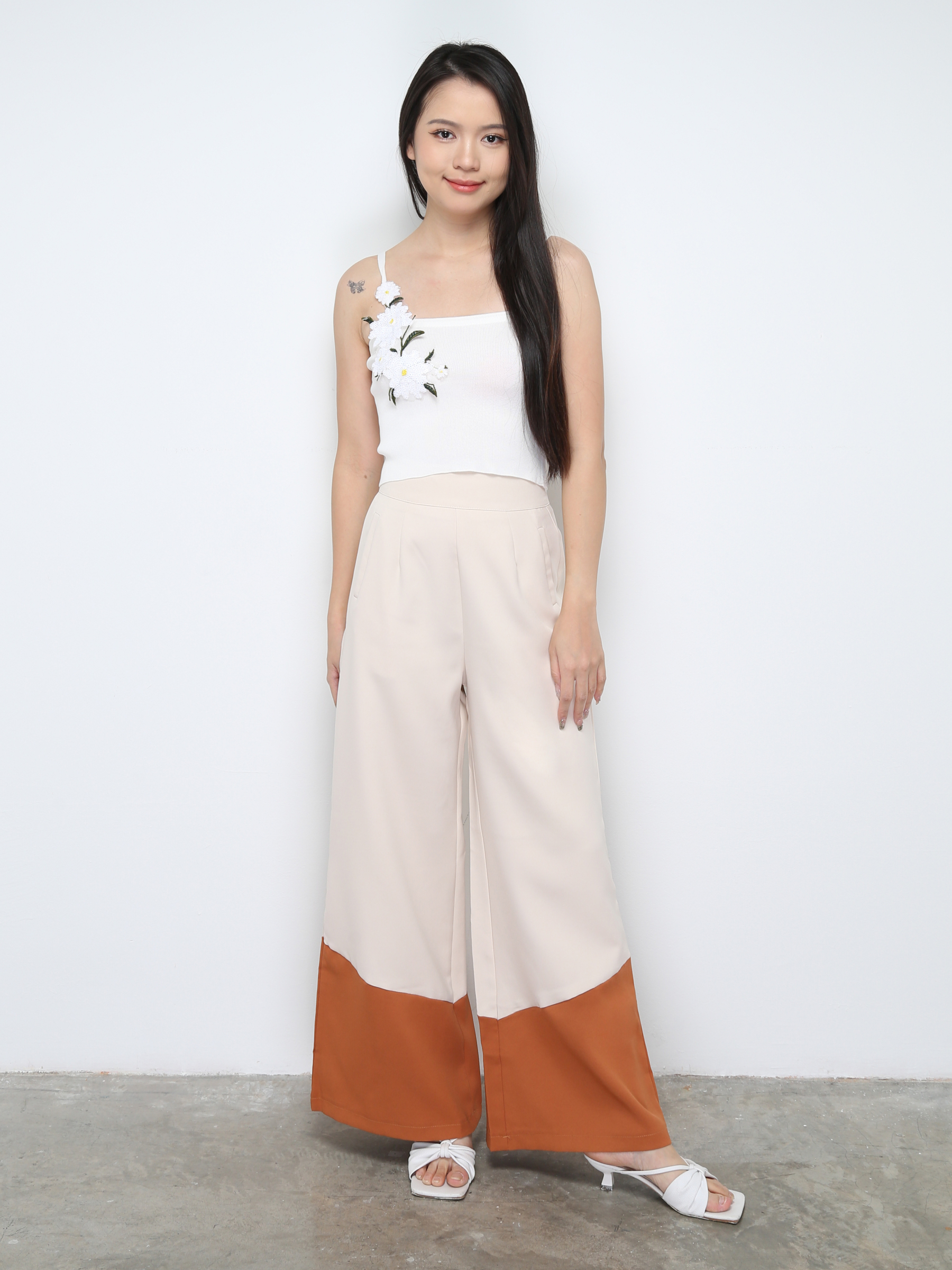 Sleeveless Floral Top 28435