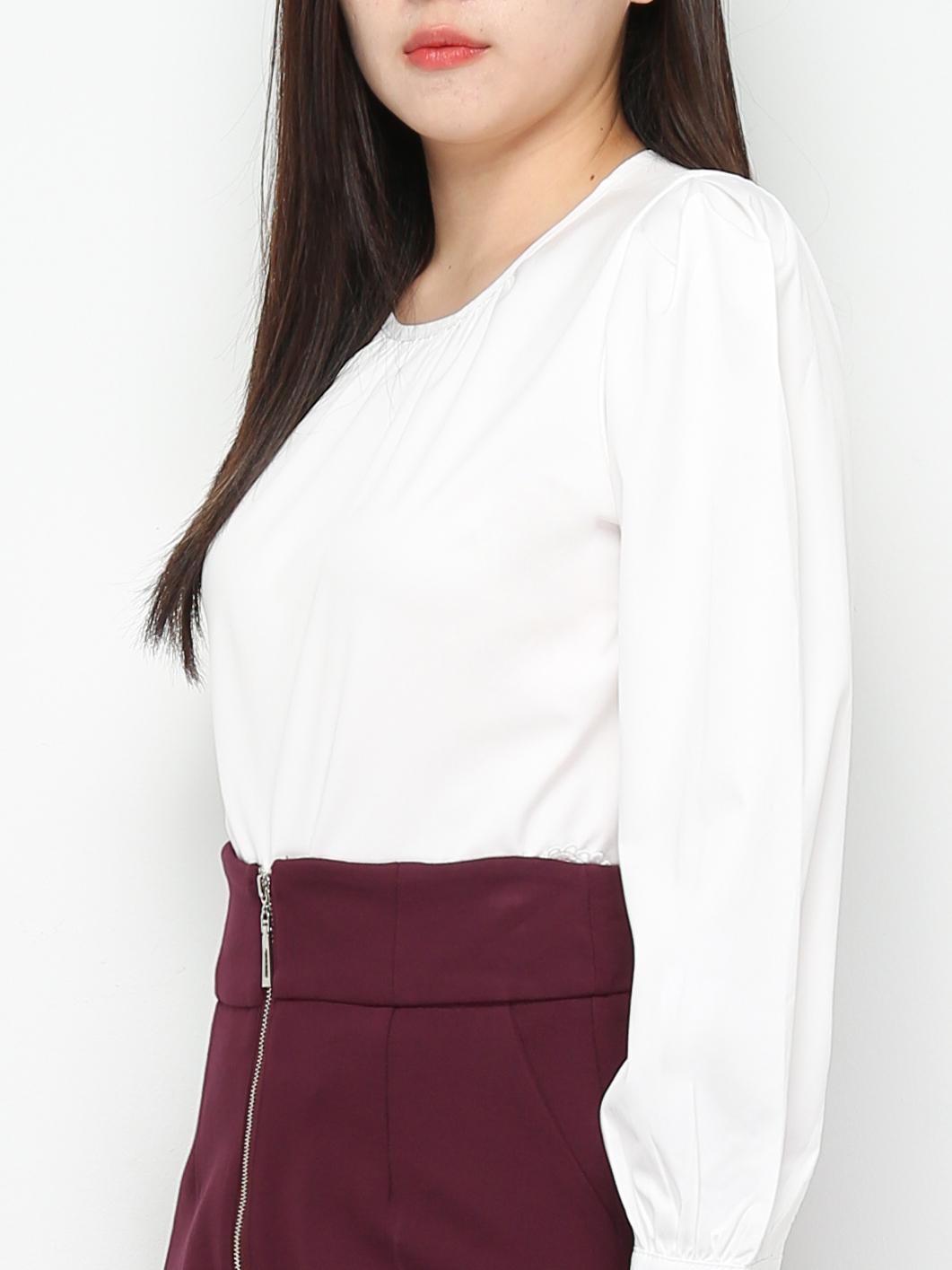 Eyelet Long Sleeve Blouse 28838