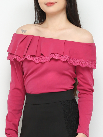 Sloping Ruffles Top 28840