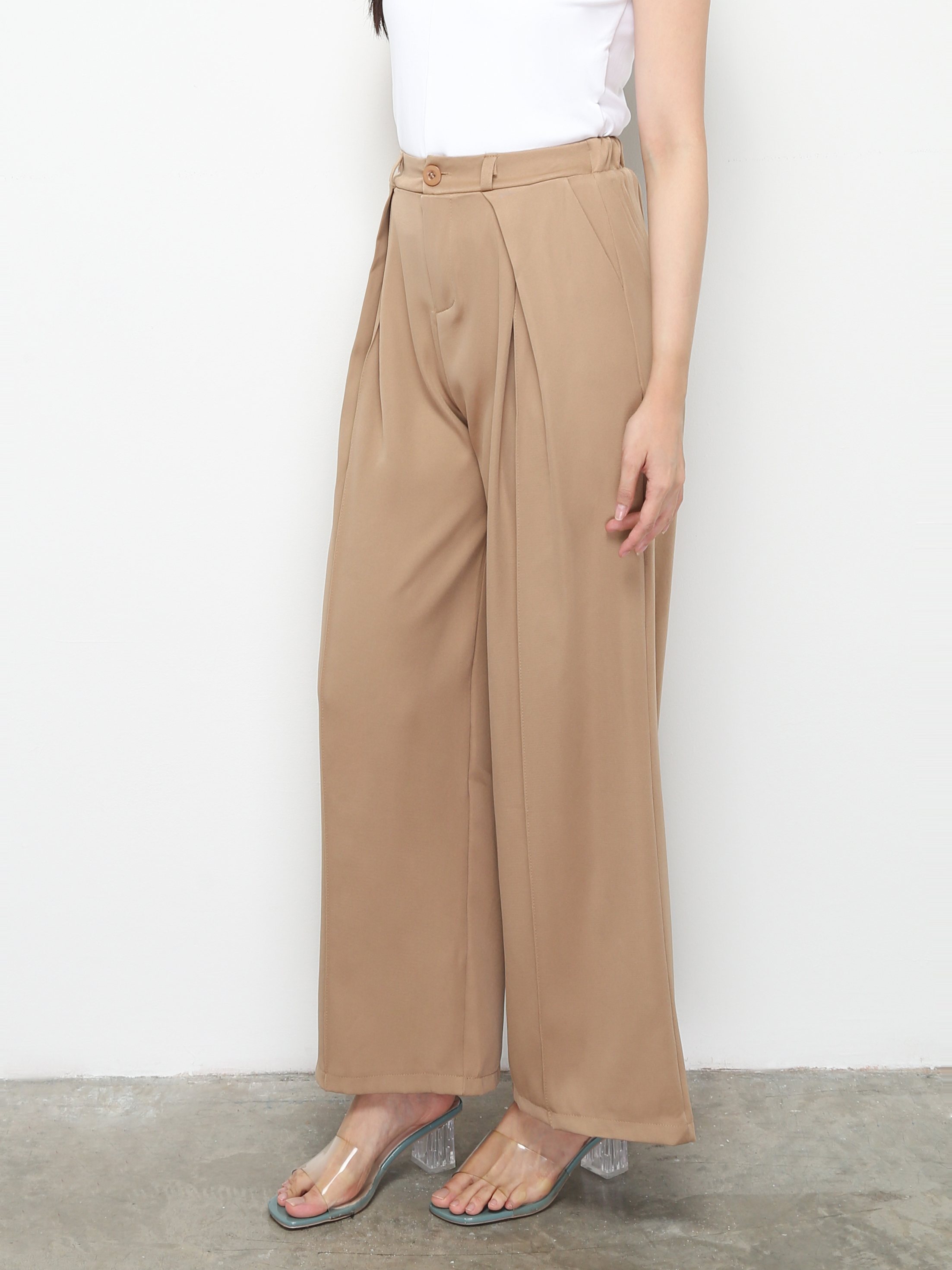 High Waist Wide Leg Long Pants 30504