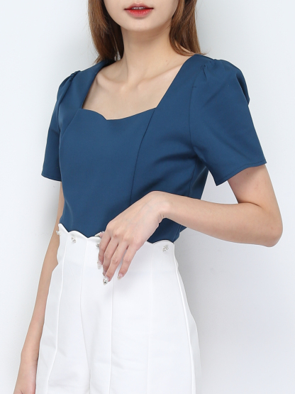 Sweetheart Neckline Top 28111