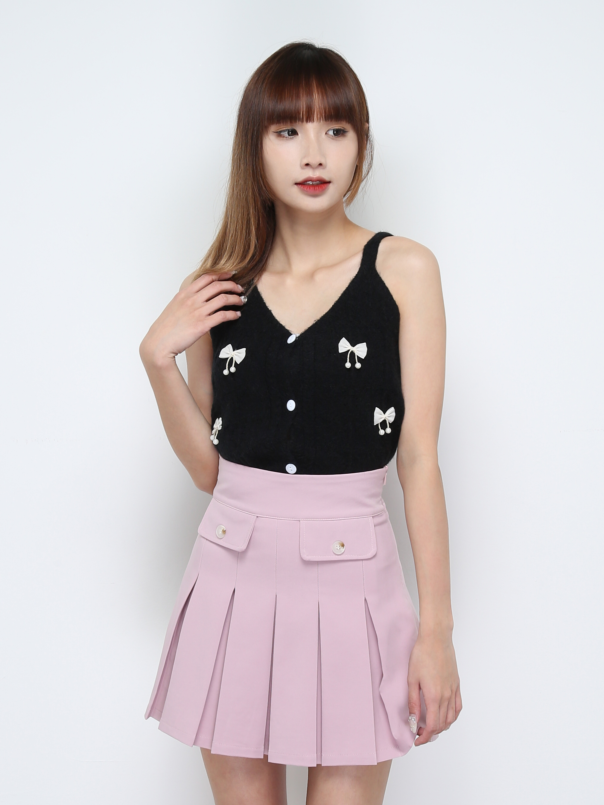 Knitted Sleeveless Top 31232