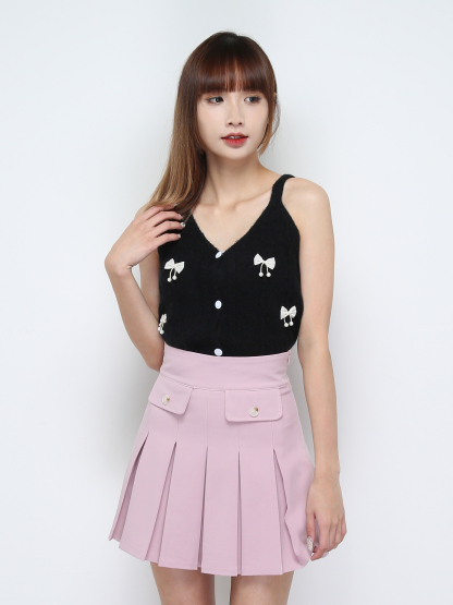 Knitted Sleeveless Top 31232