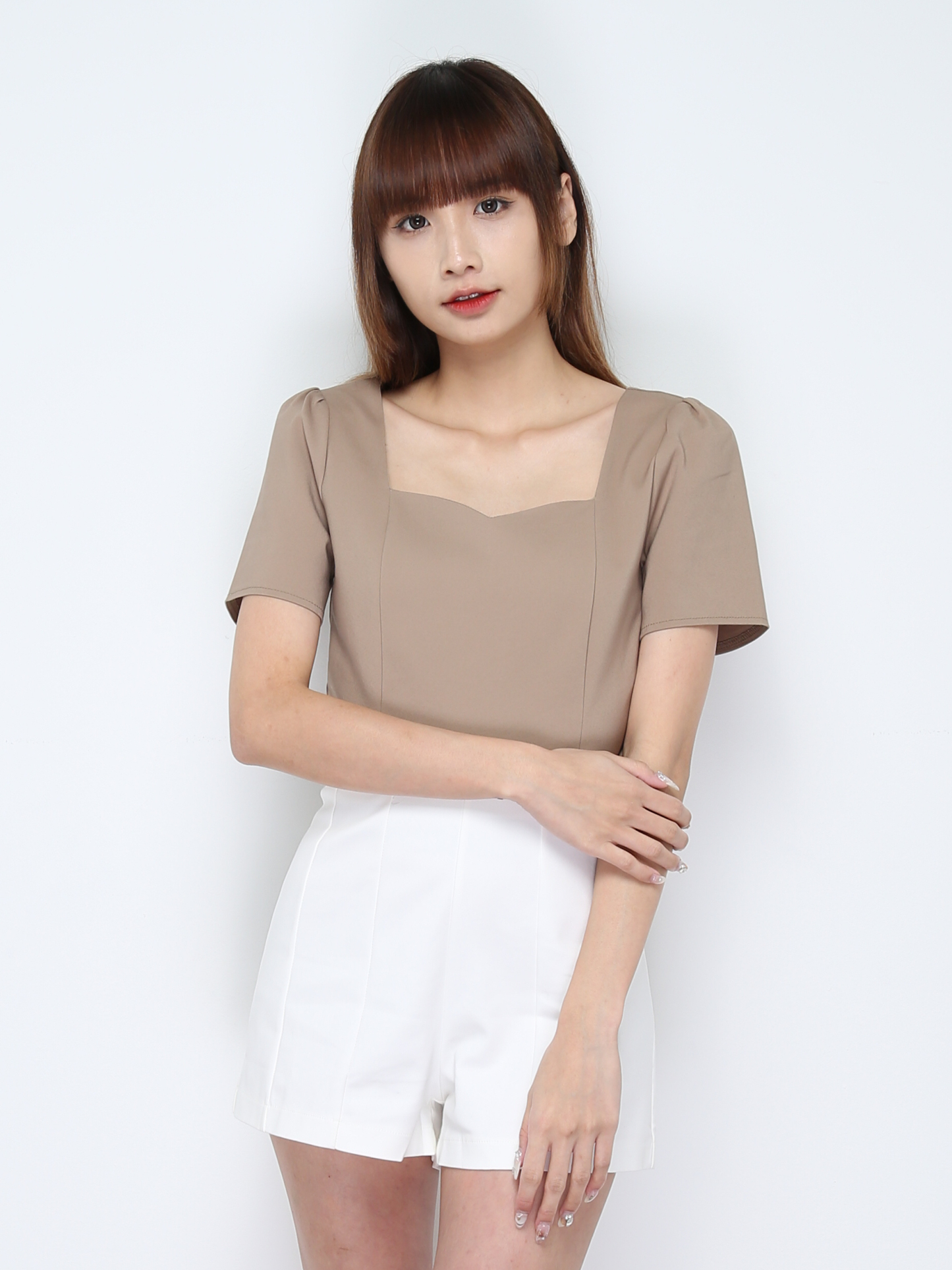 Sweetheart Neckline Top 28111