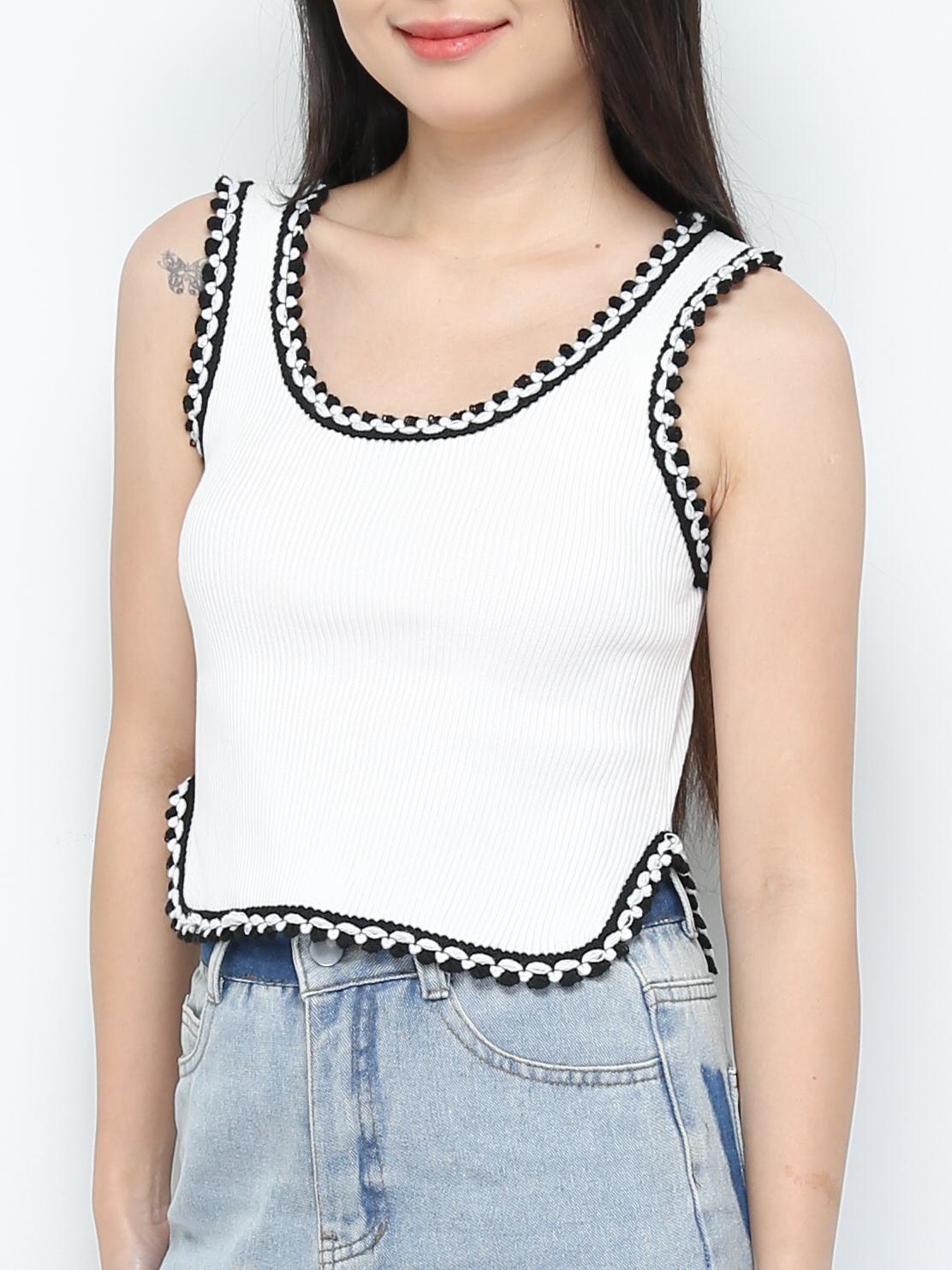 Knitted Sleeveless Top 29326