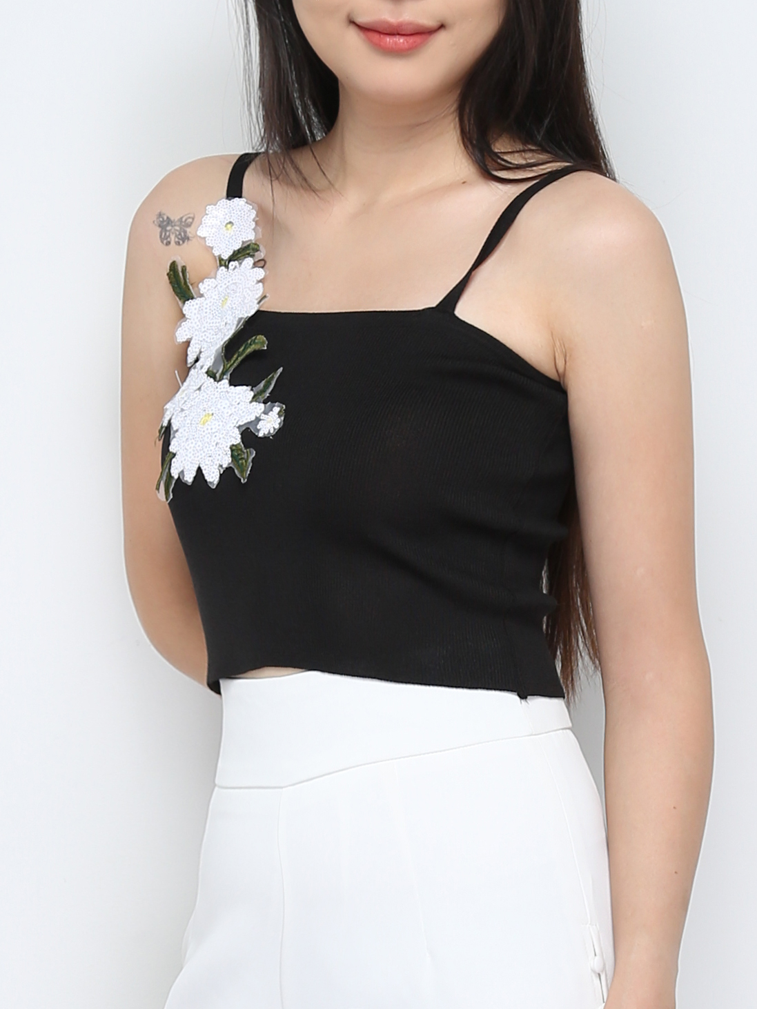 Sleeveless Floral Top 28435