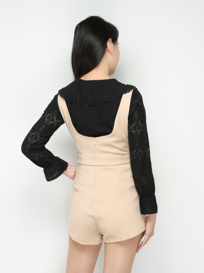 Collar With Lace Blouse 28823