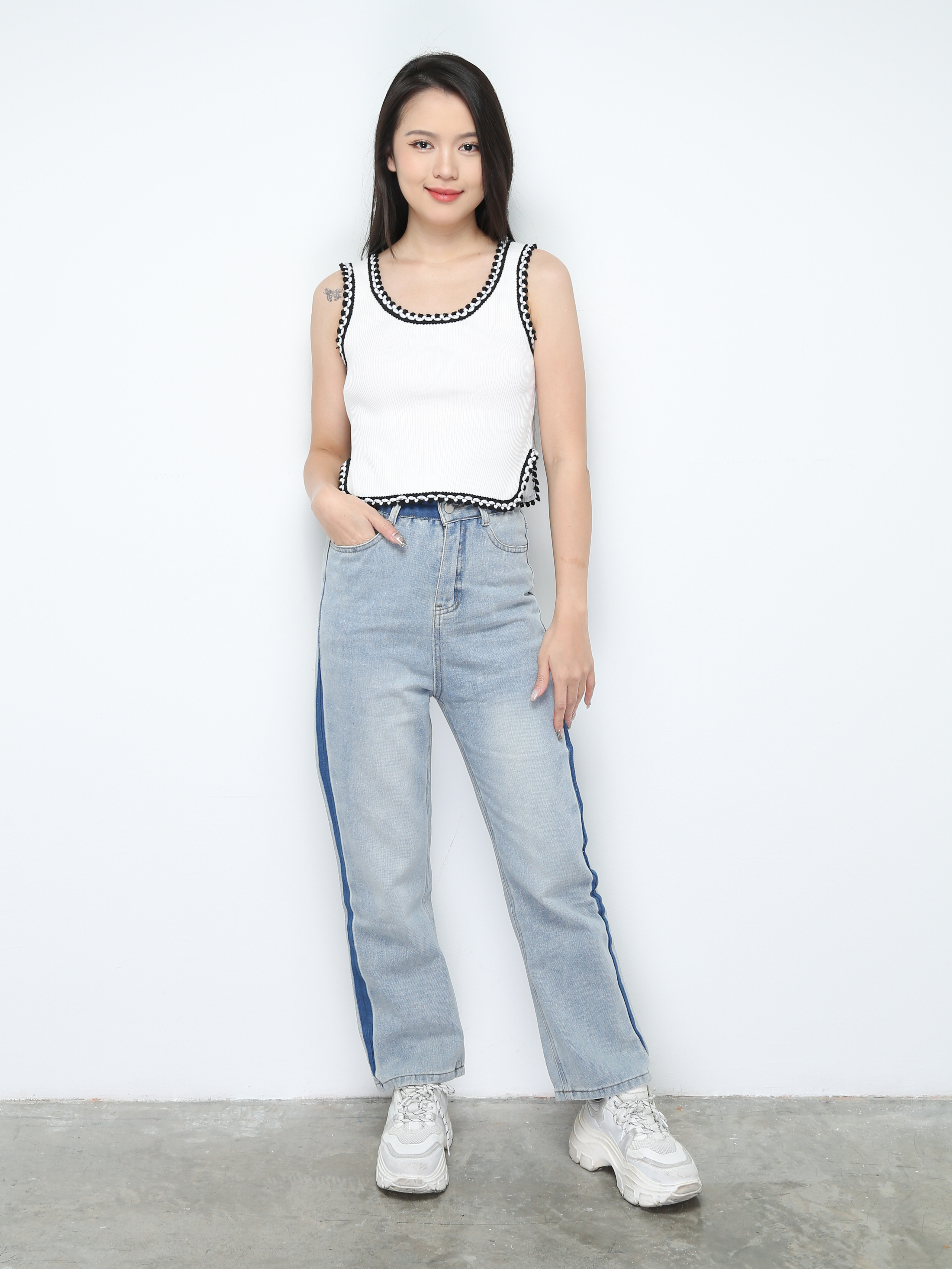 Knitted Sleeveless Top 29326