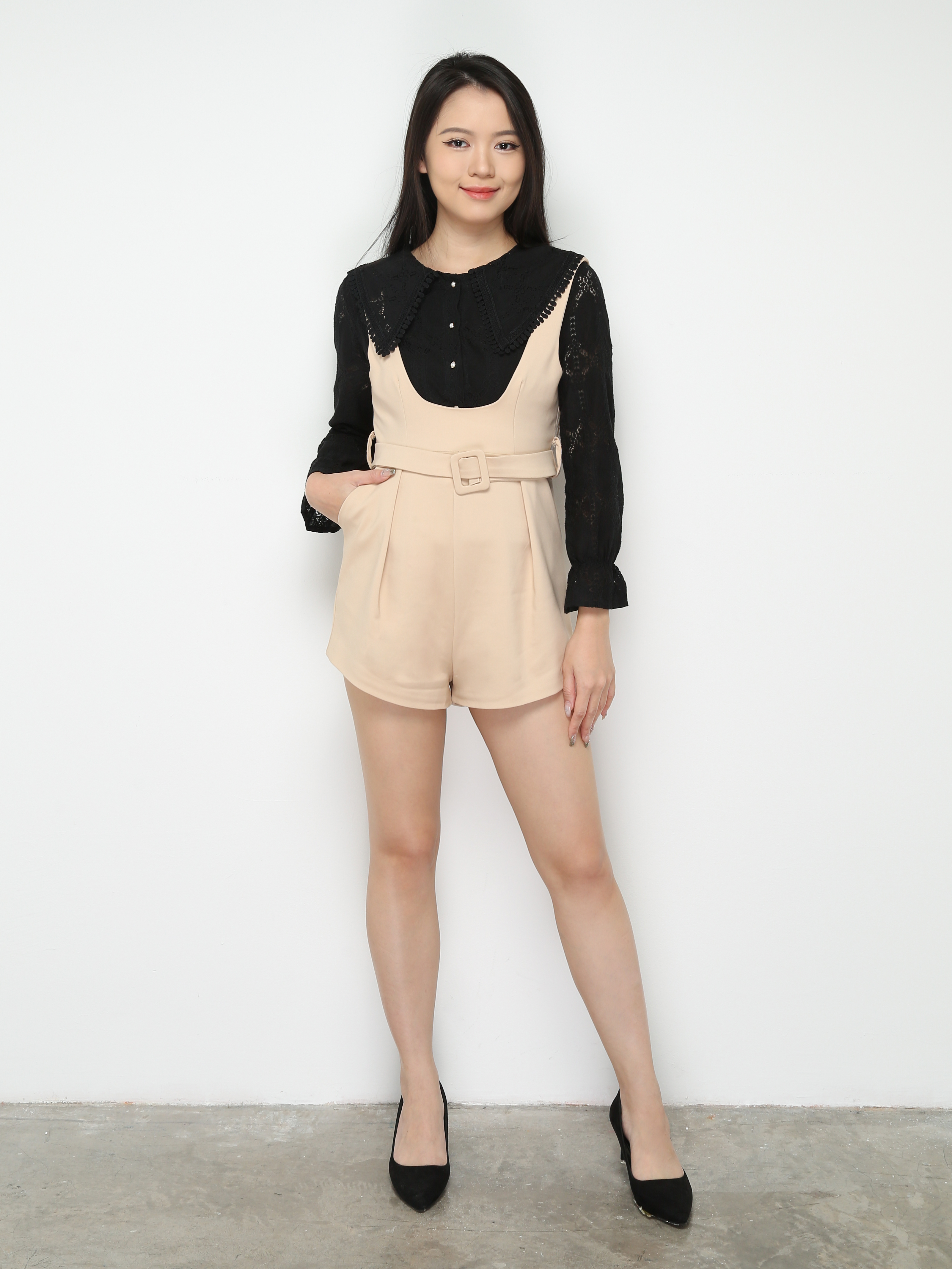 Collar With Lace Blouse 28823