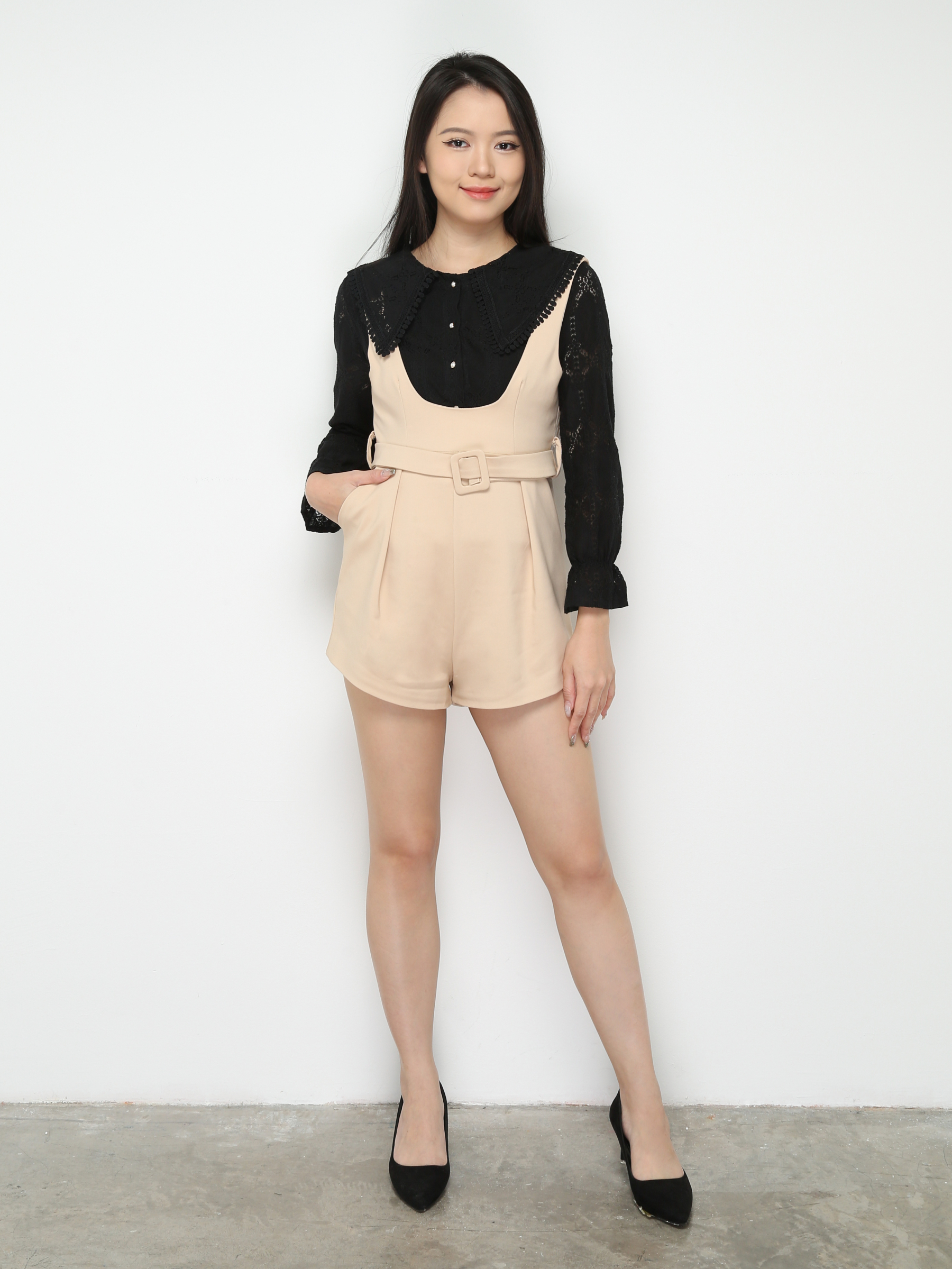 Collar With Lace Blouse 28823