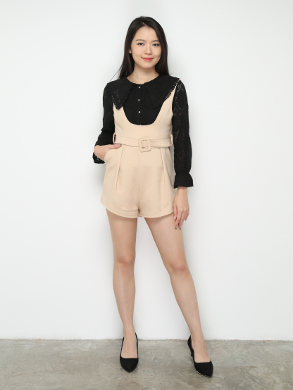 Collar With Lace Blouse 28823