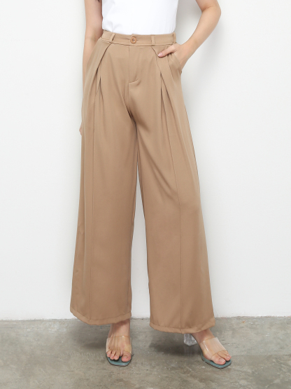 High Waist Wide Leg Long Pants 30504