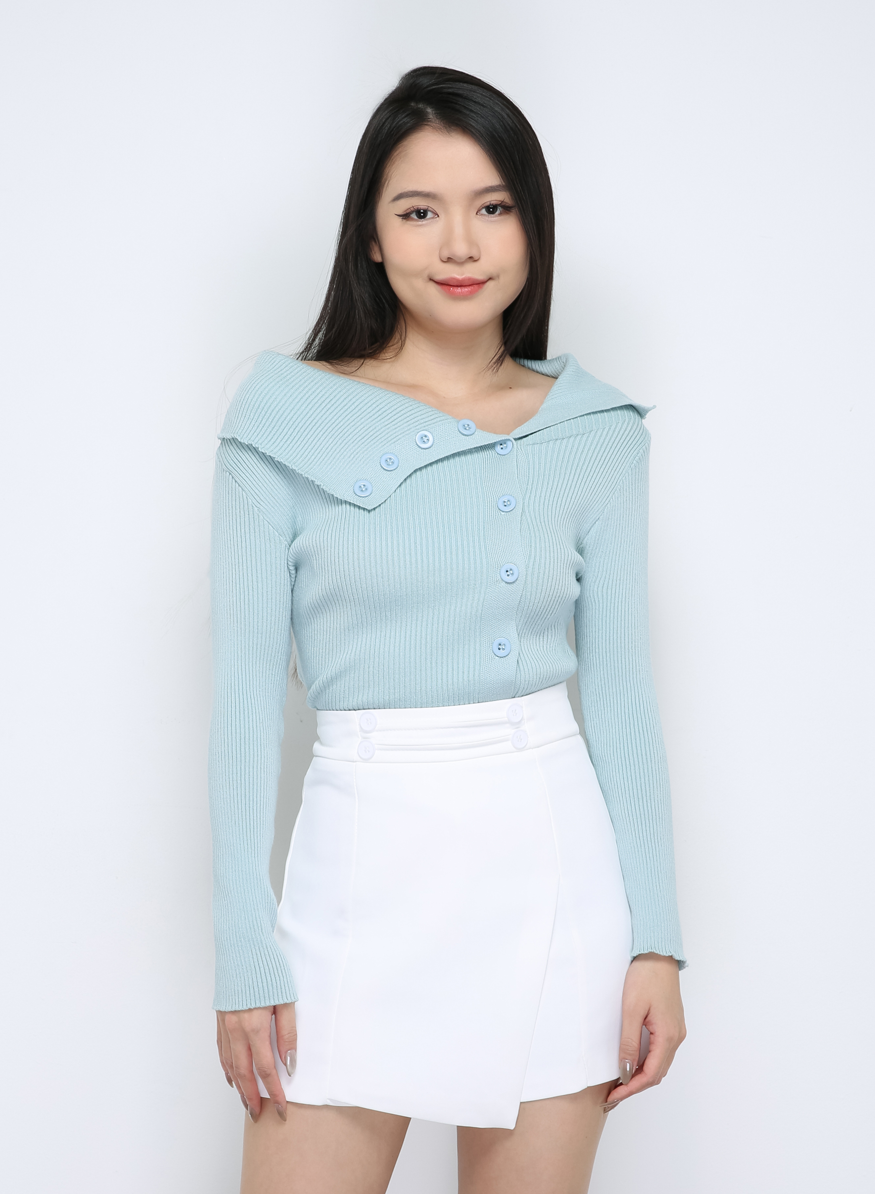 Knitted Off SHoulder Top 33318