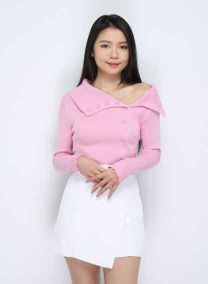 Knitted Off SHoulder Top 33318