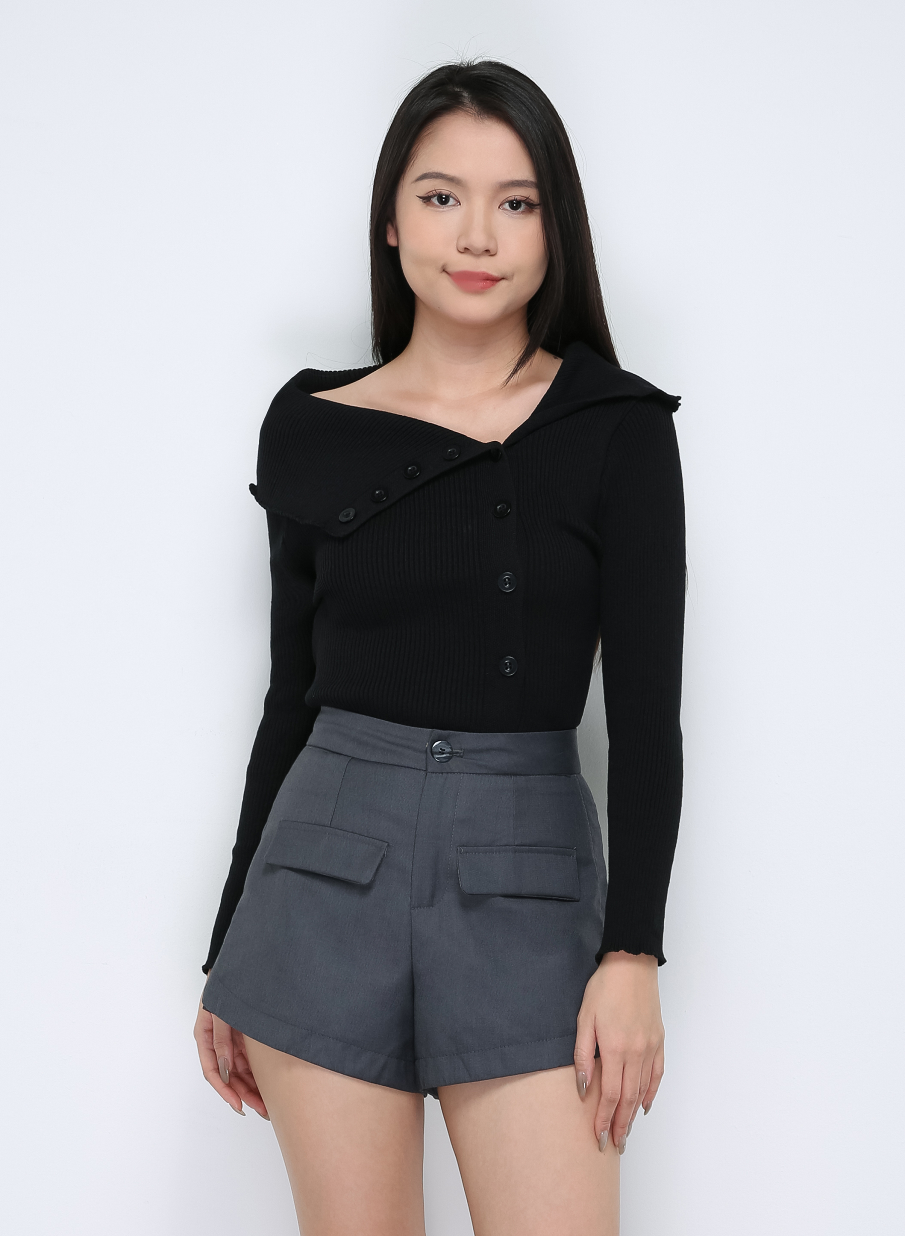 Knitted Off SHoulder Top 33318