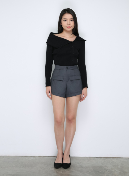 Knitted Off SHoulder Top 33318