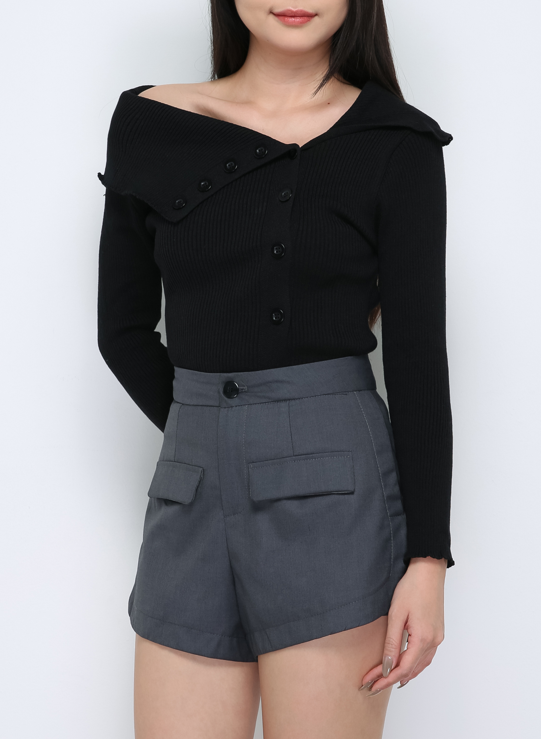 Knitted Off SHoulder Top 33318