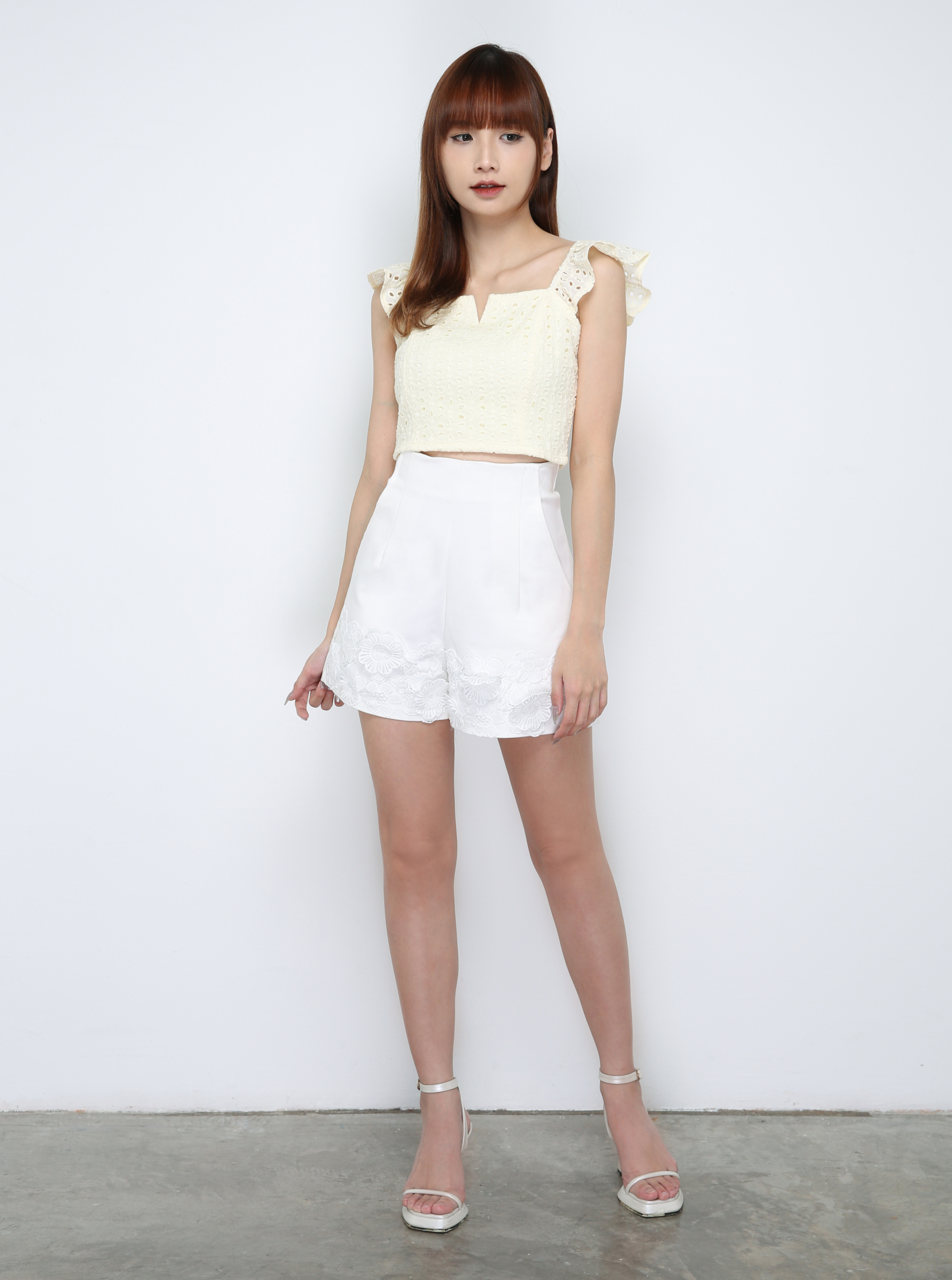 Sleeveless Eyelet Top 29971