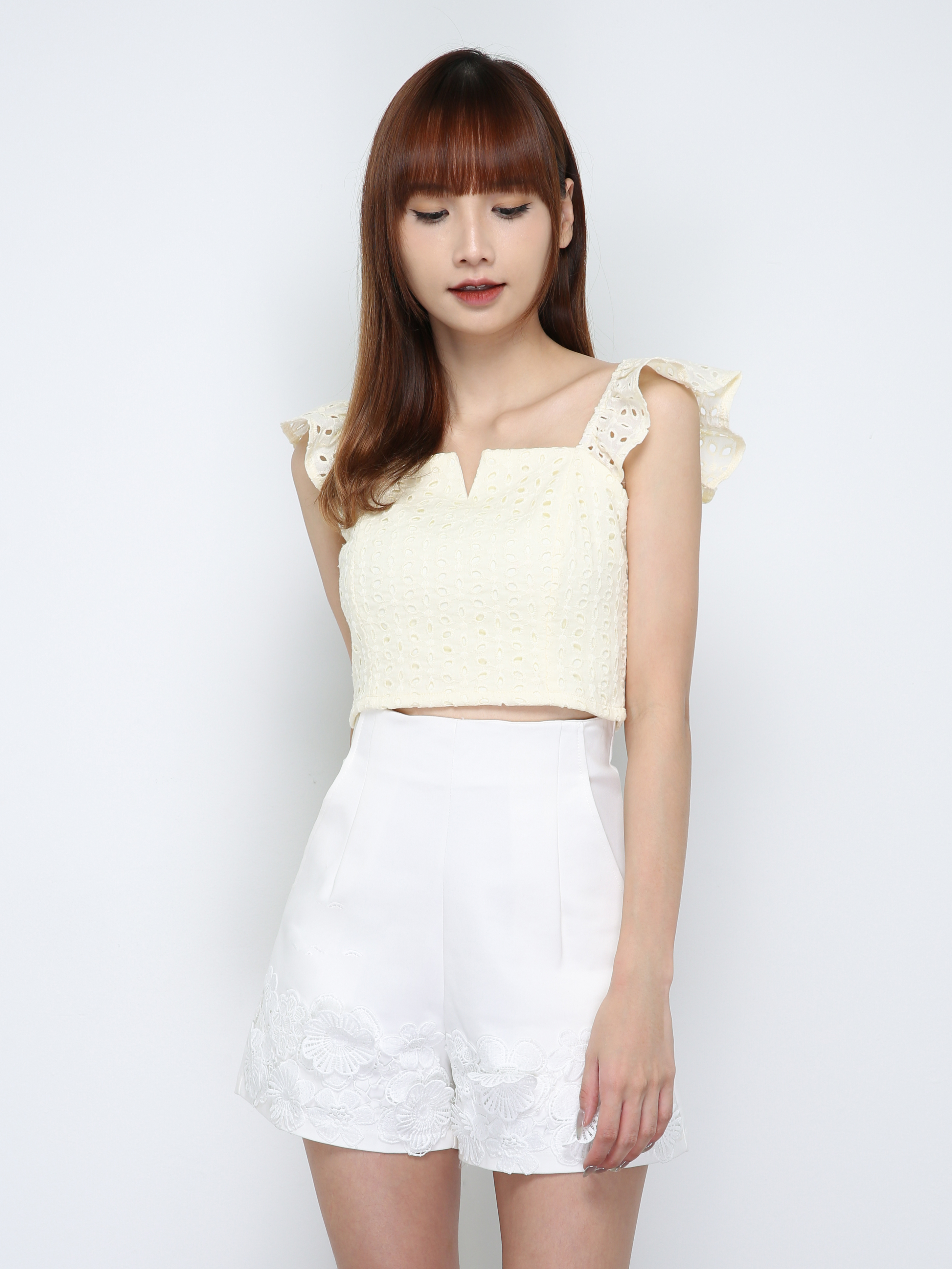 Sleeveless Eyelet Top 29971